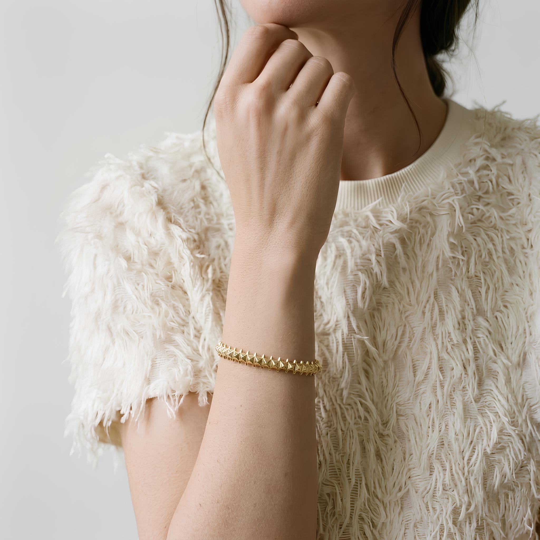 Pyramid Stud Bracelet