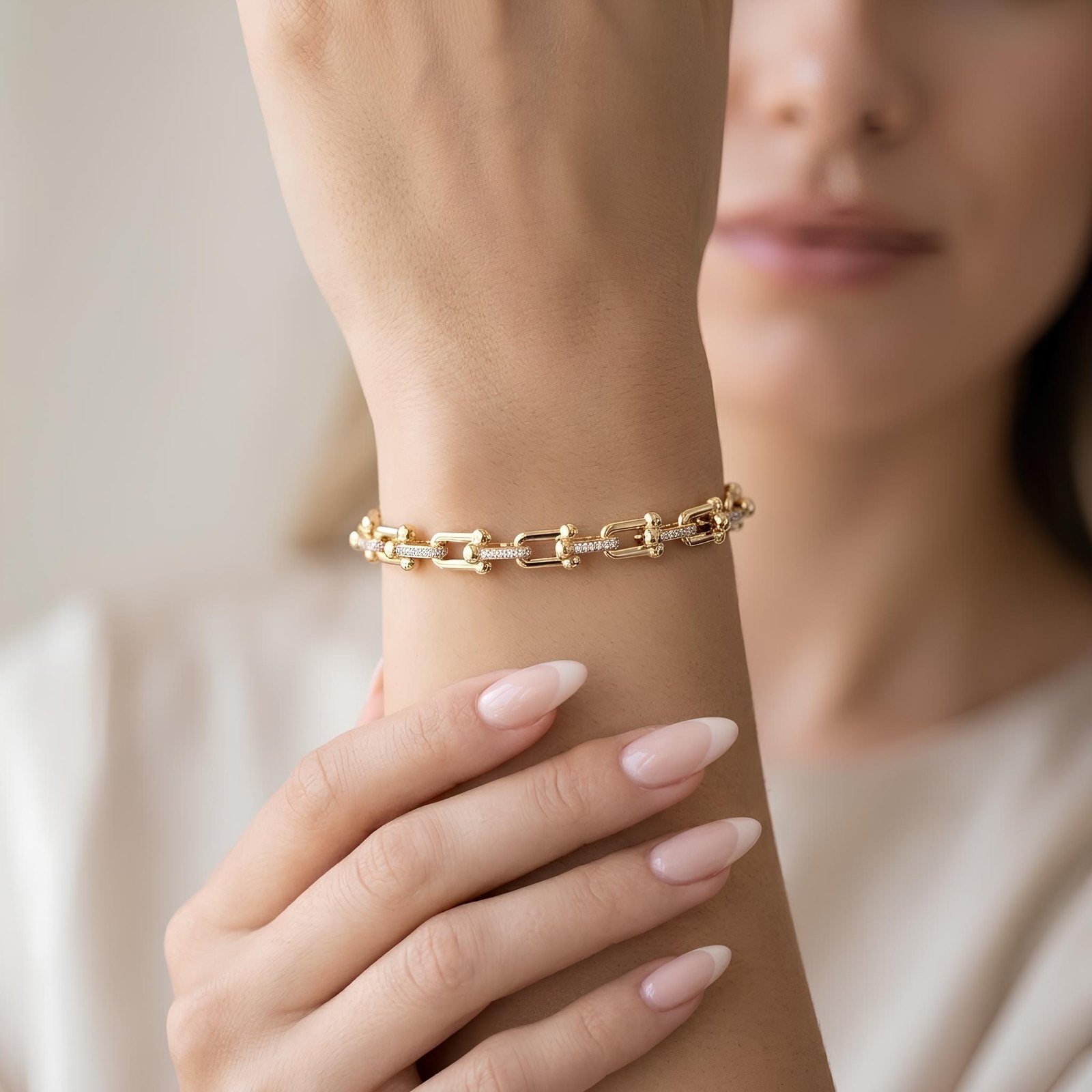Paperclip Chain Bracelet