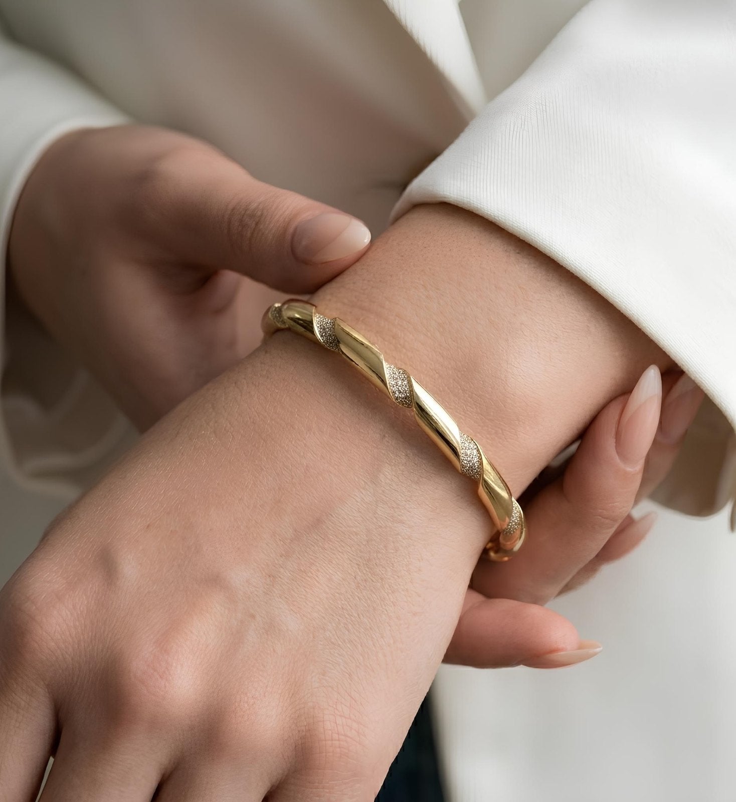 Woven Twist Bangle
