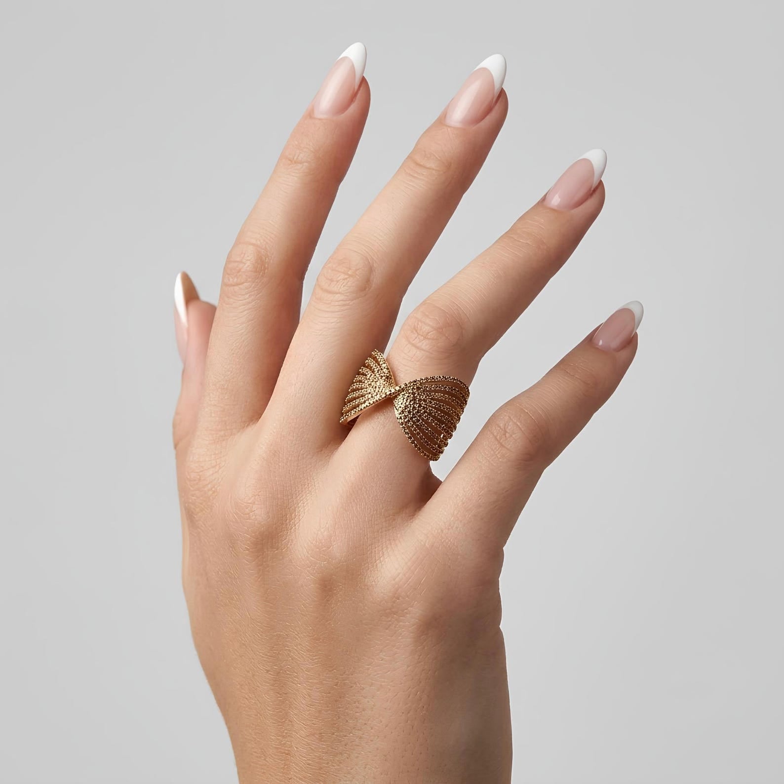 Pave Angel Wing Ring