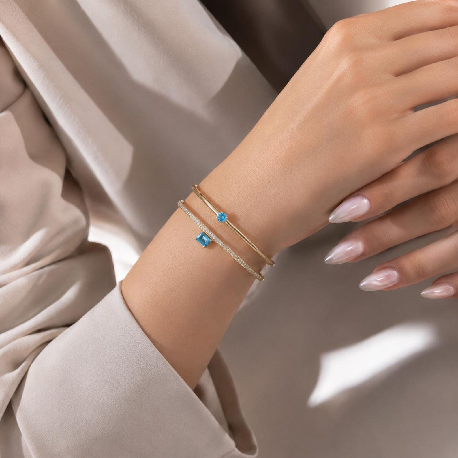 Baguette Wrap Bangle