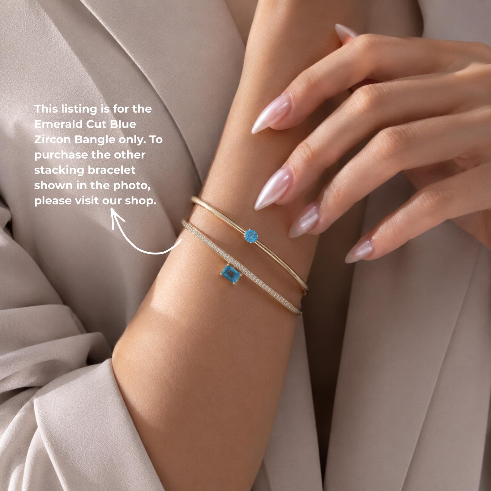 Baguette Wrap Bangle