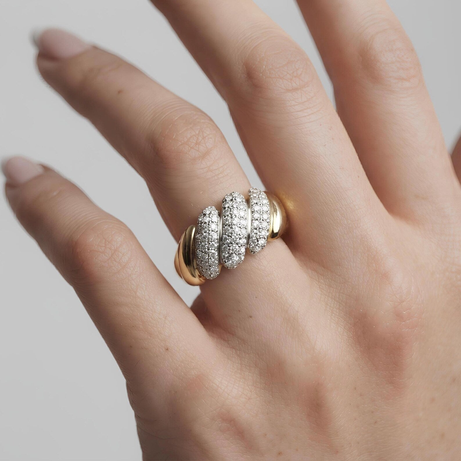 Pave Cocktail Ring