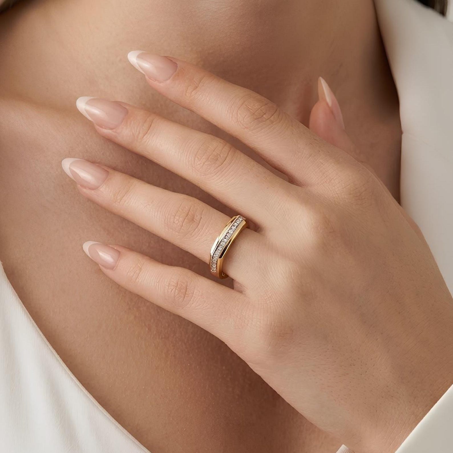 Pave Signet Ring