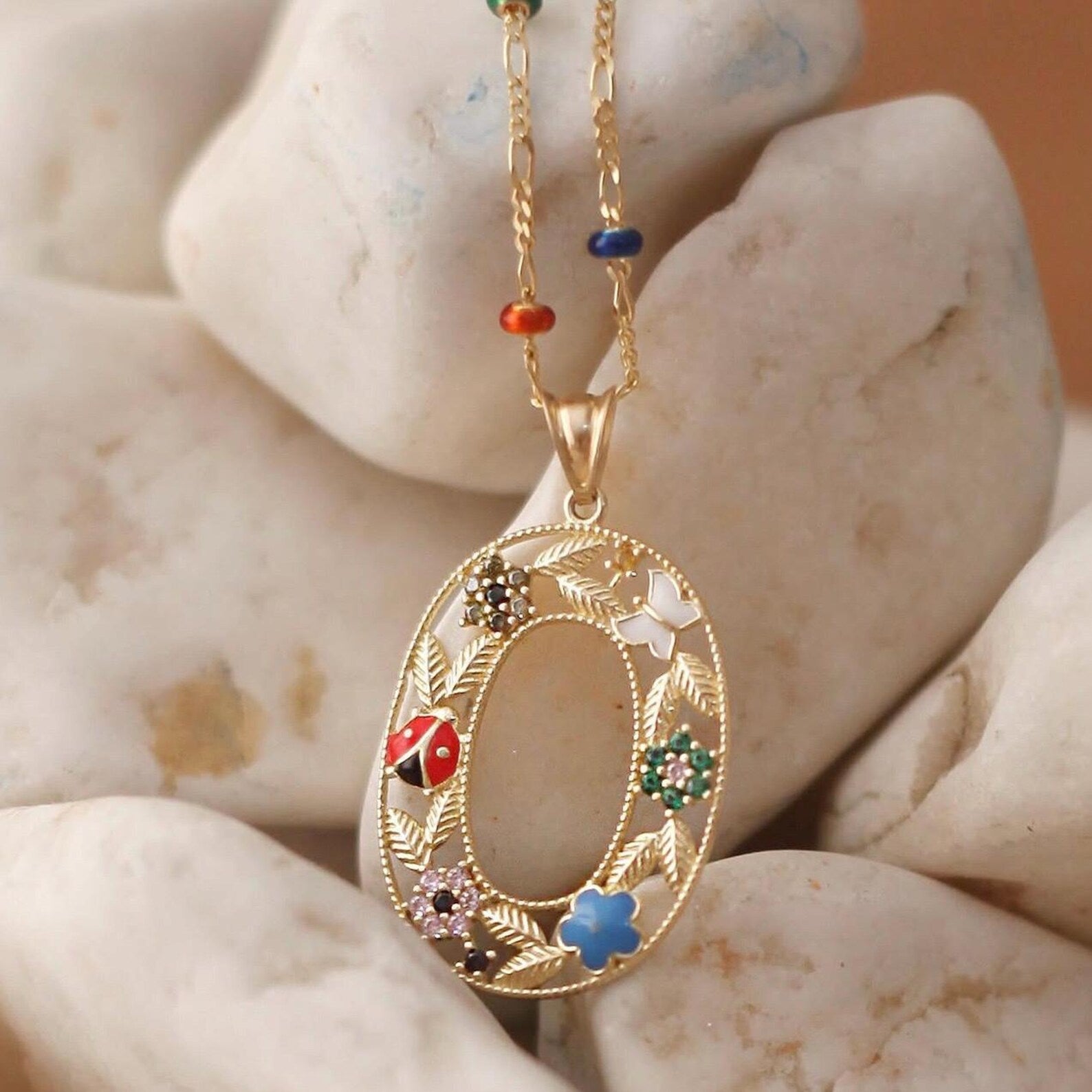 Playful Letters Necklace