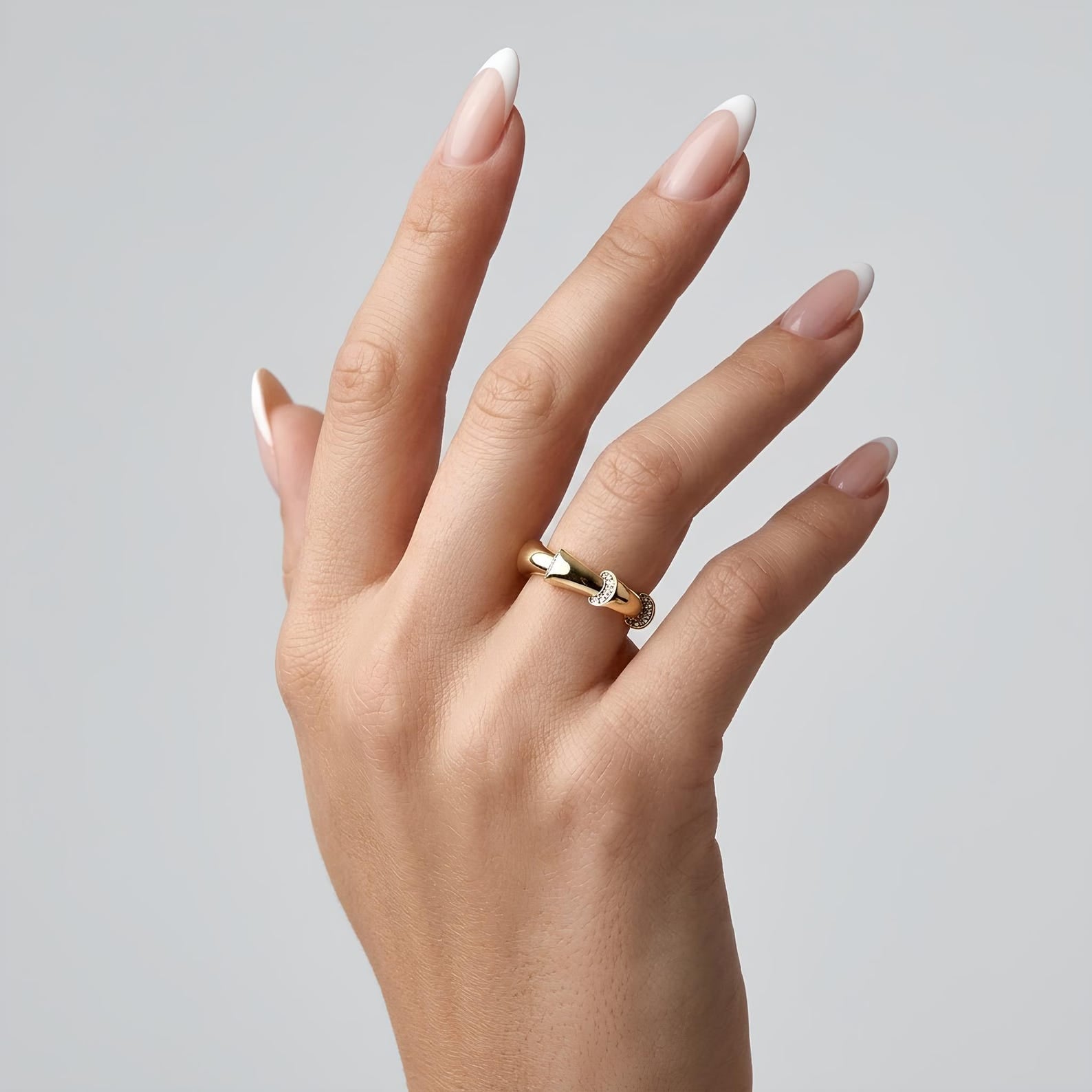 Pave Bamboo Ring