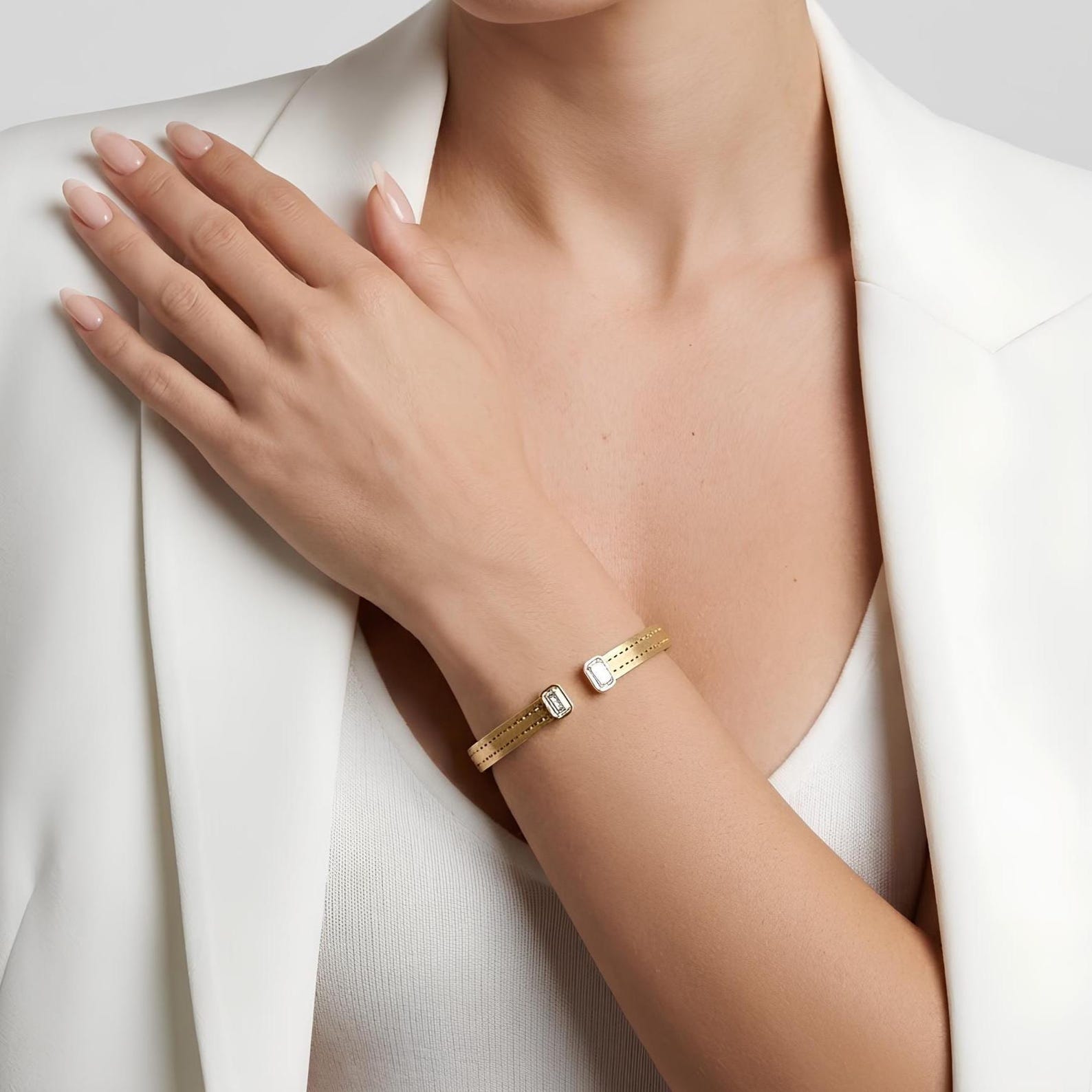 Baguette Tip Bangle