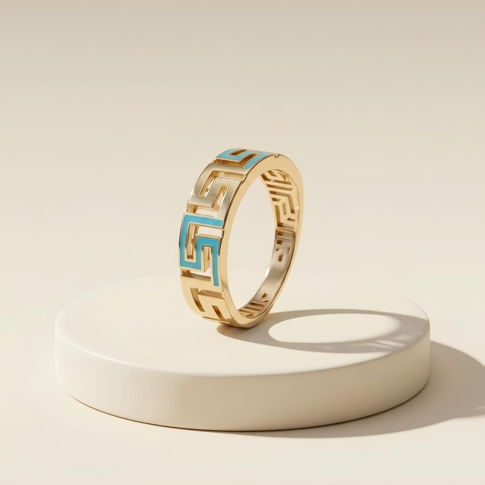 Greek Key Ring