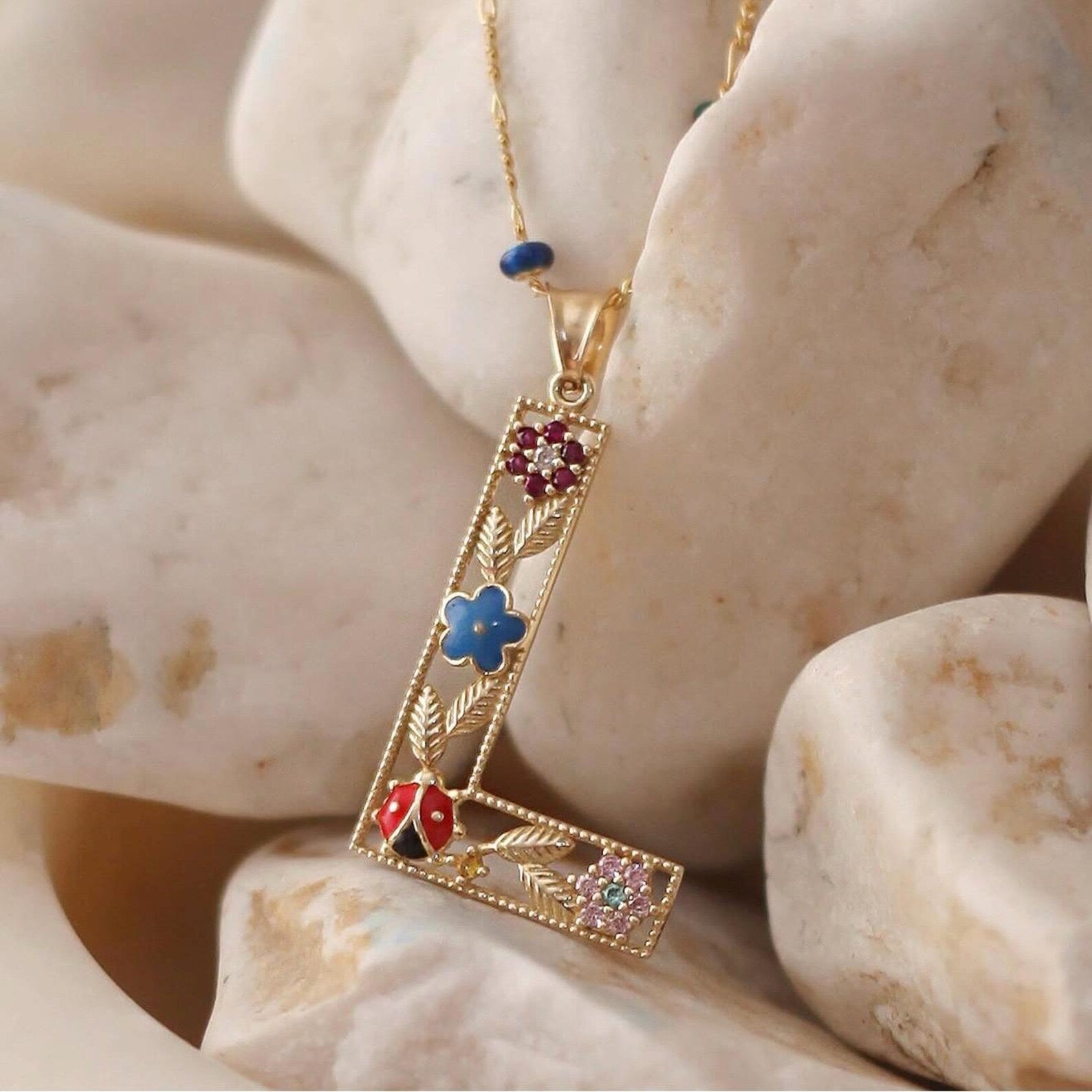 Playful Letters Necklace