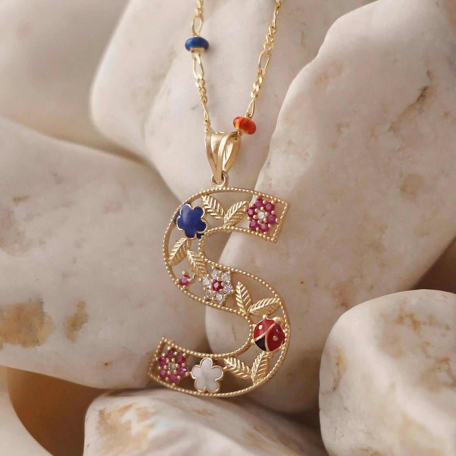 Playful Letters Necklace