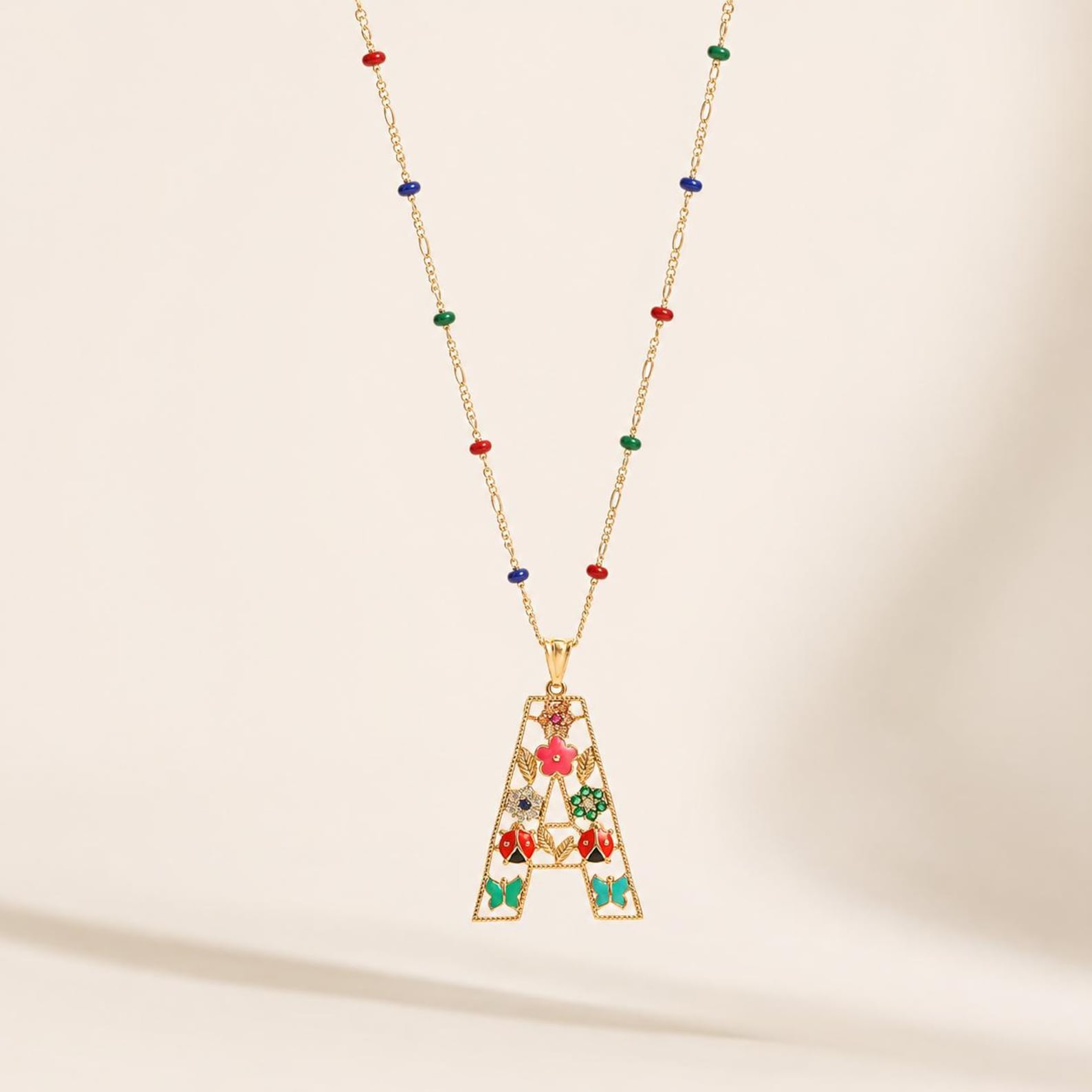 Playful Letters Necklace