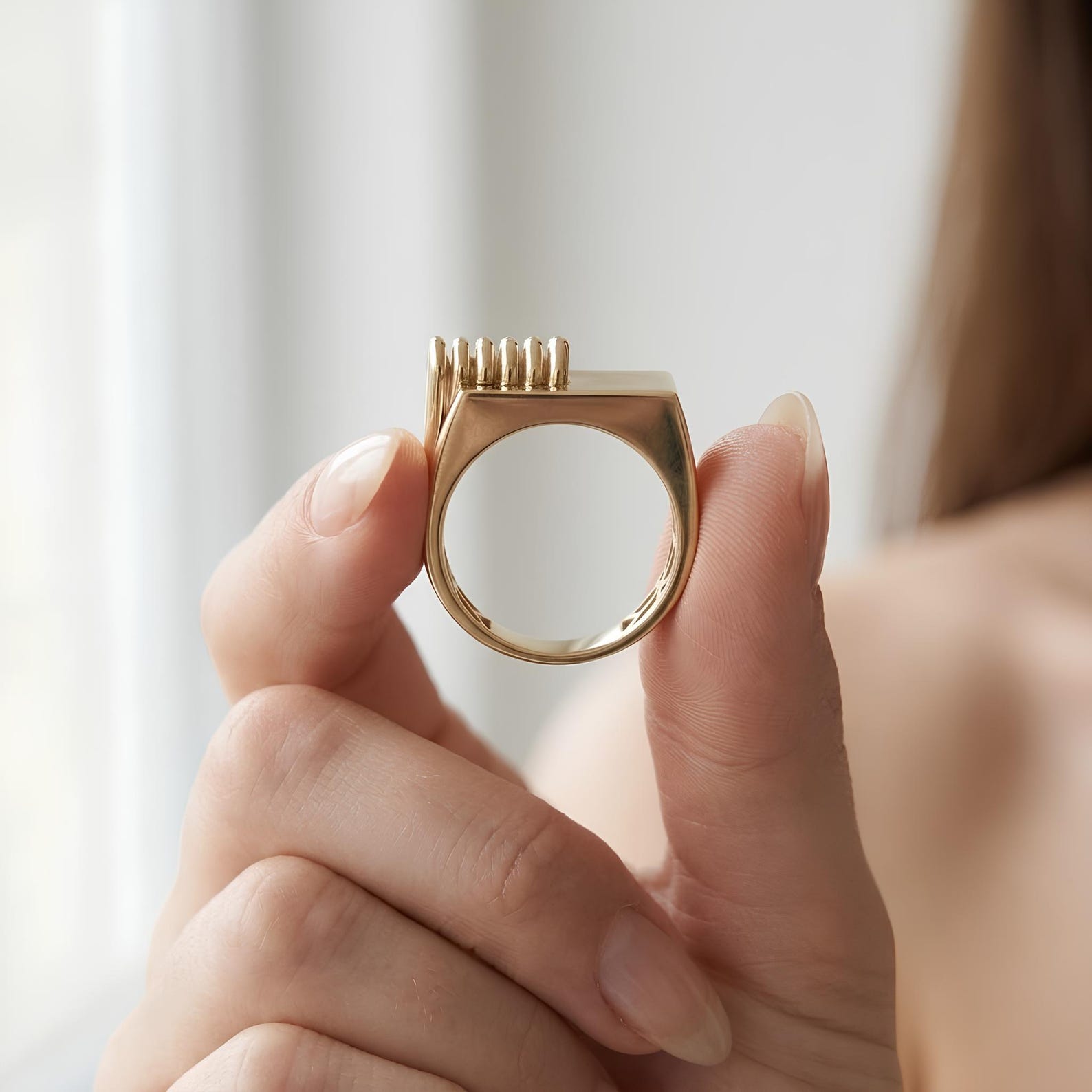 Rectangle Signet Ring