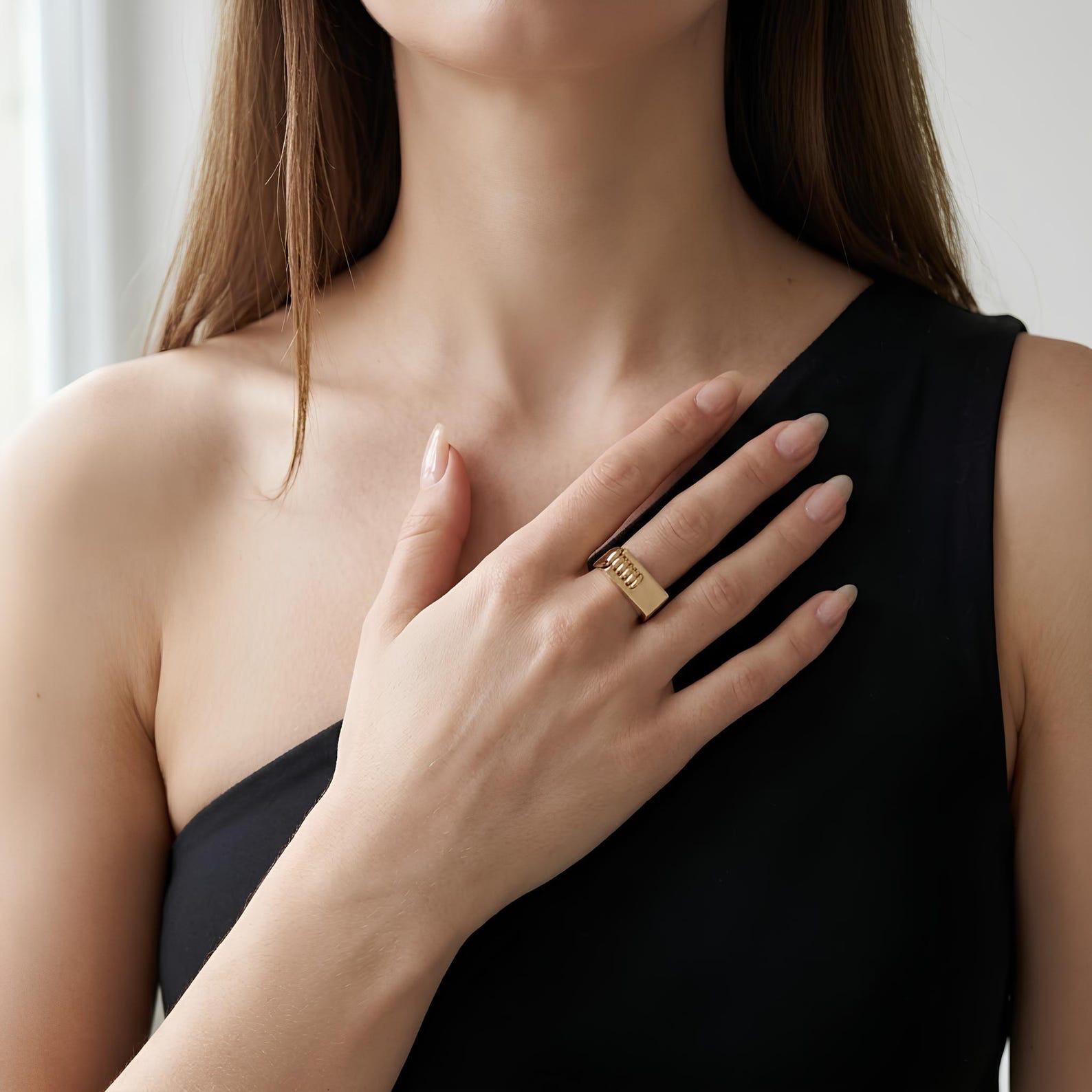 Rectangle Signet Ring