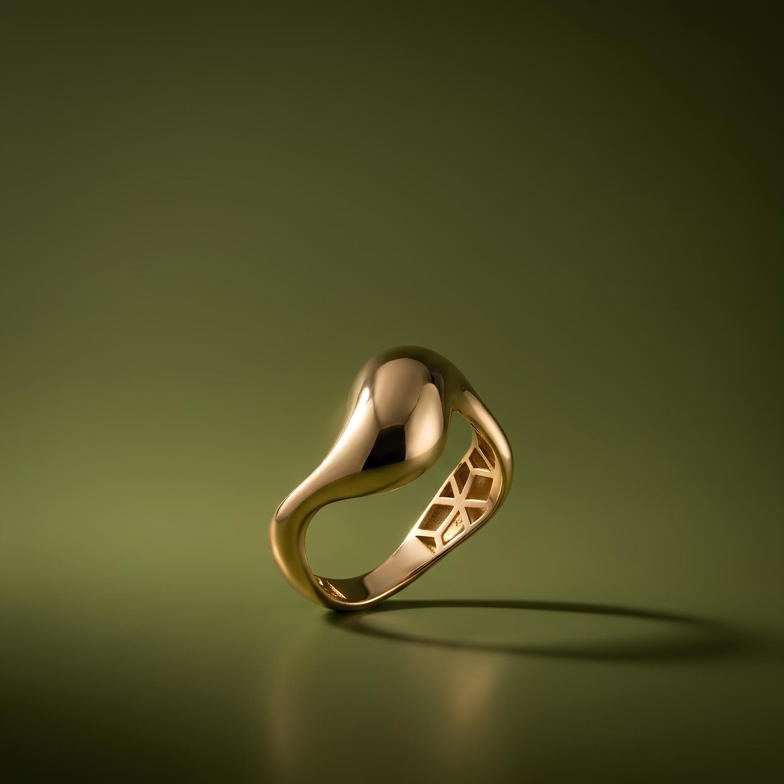 Molten Sculptural Ring