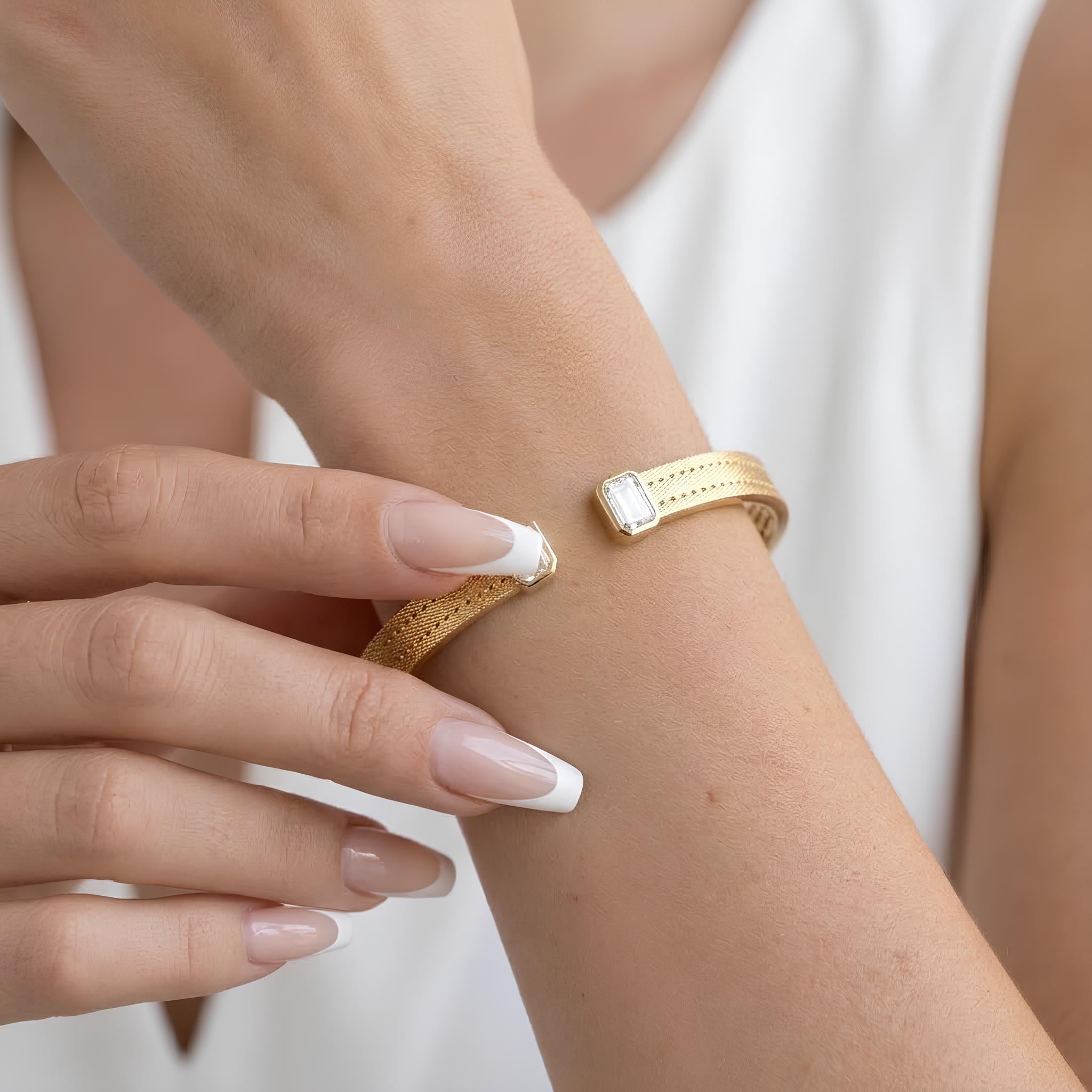 Baguette Tip Cuff