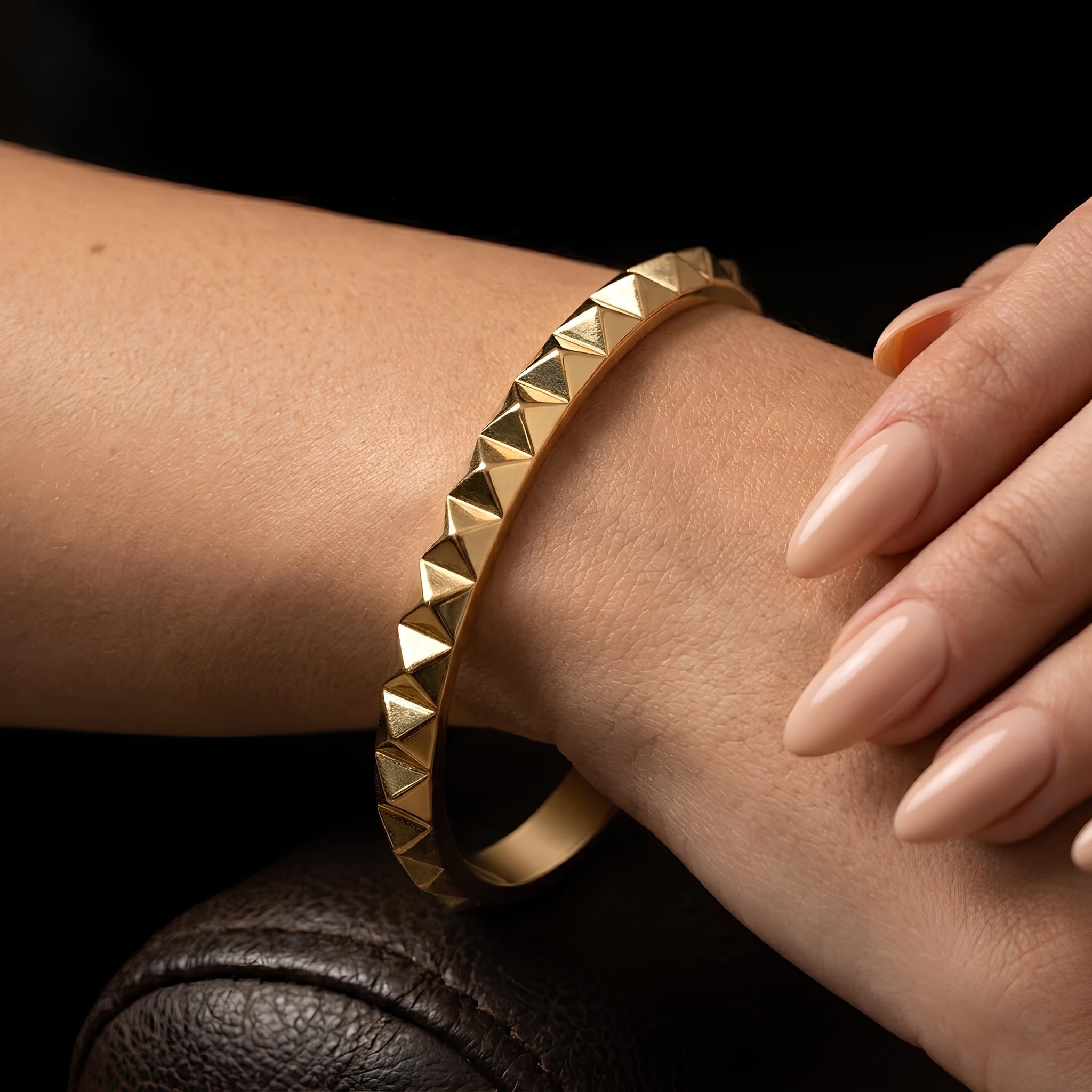 Pyramid Stud Bangle