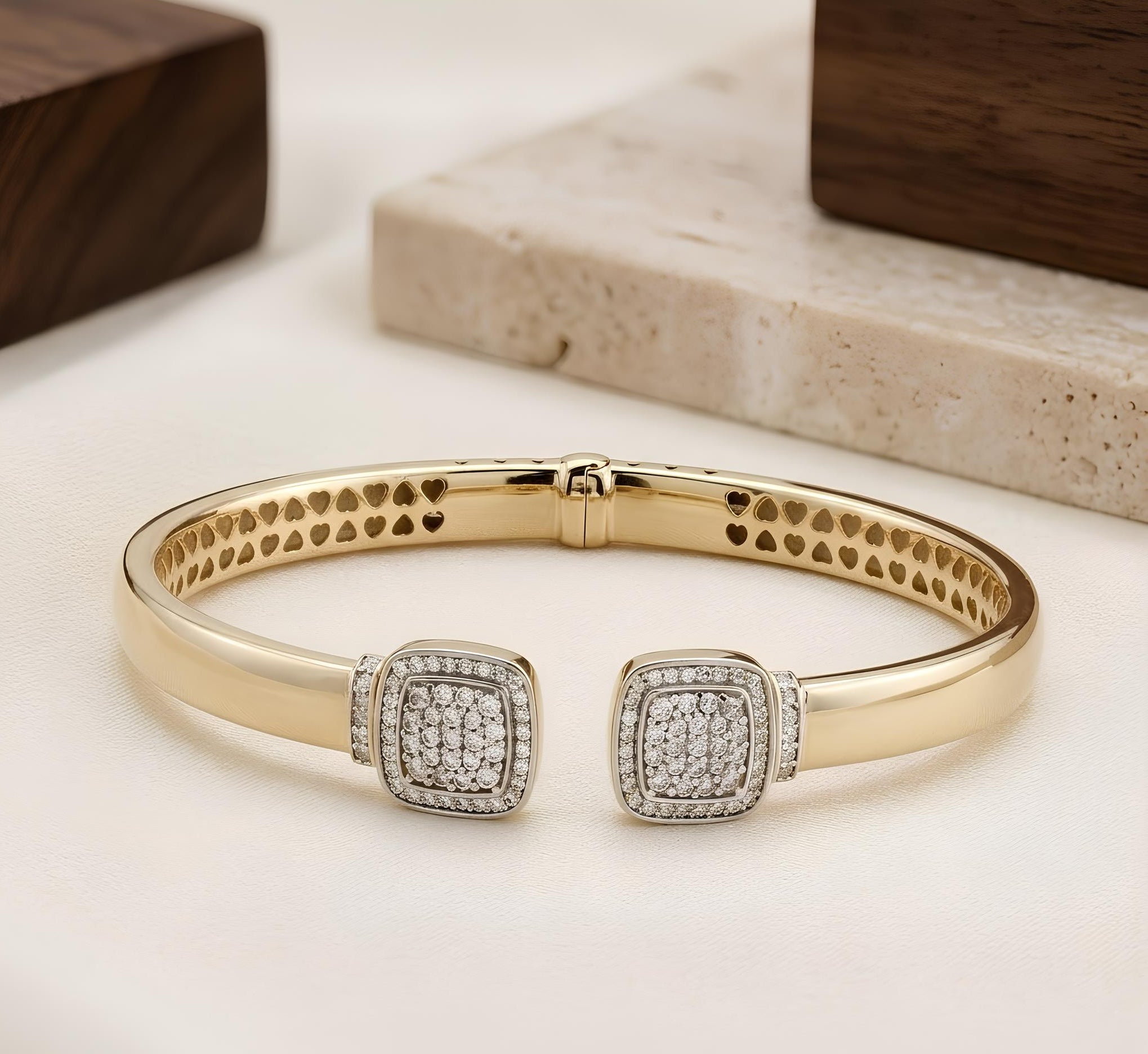 Pave Cushion Cuff