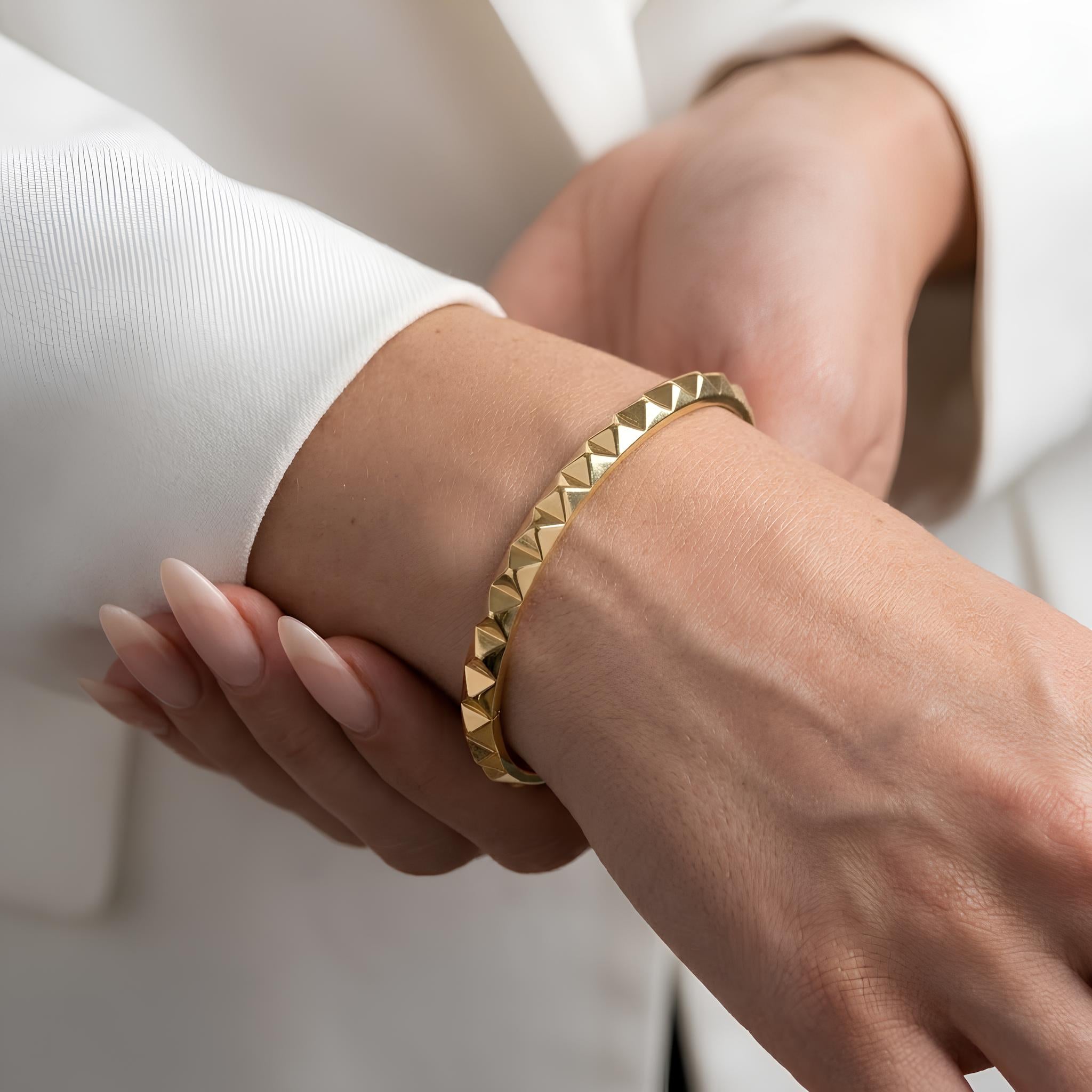 Pyramid Stud Bangle