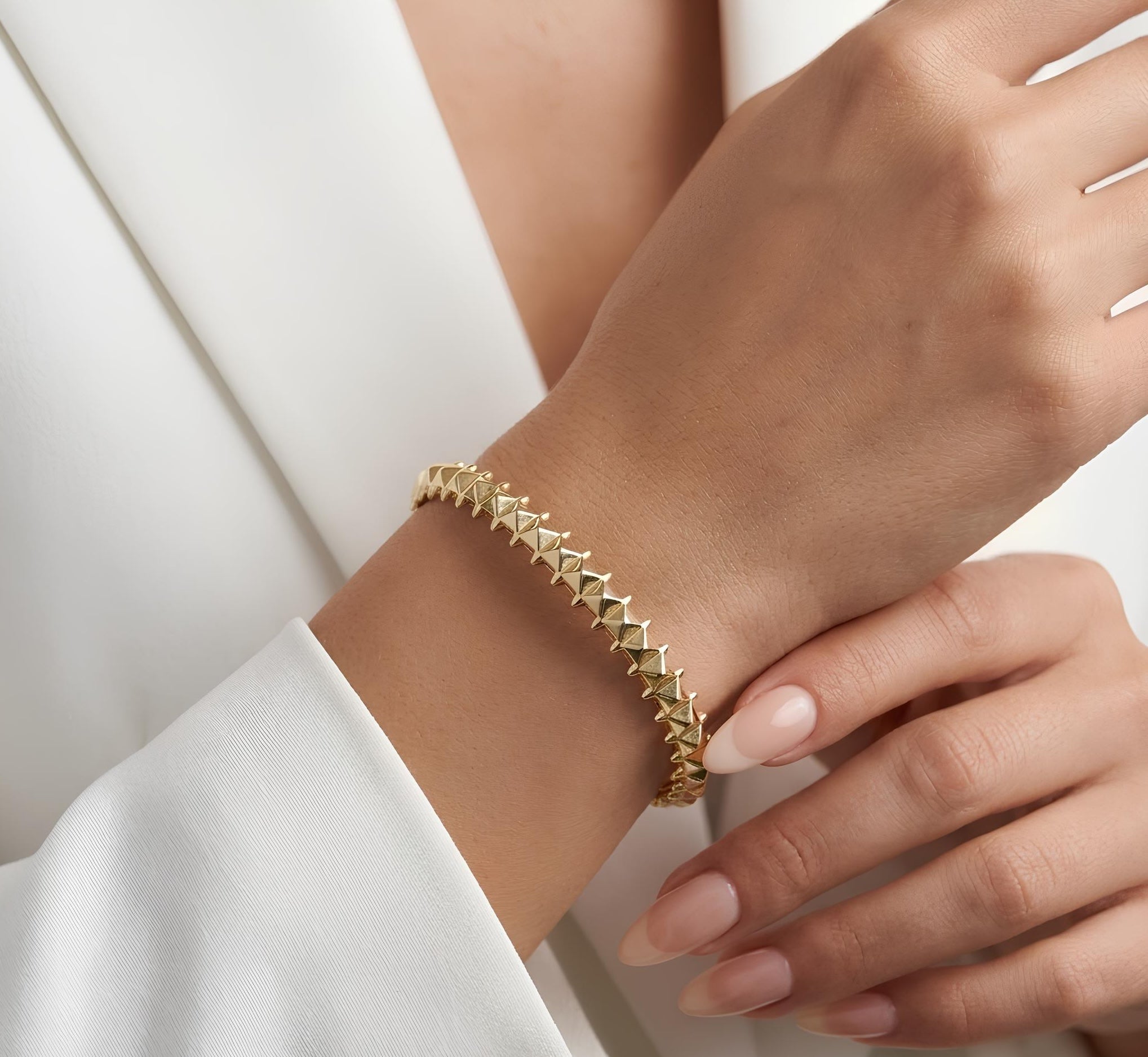 Pyramid Stud Bracelet