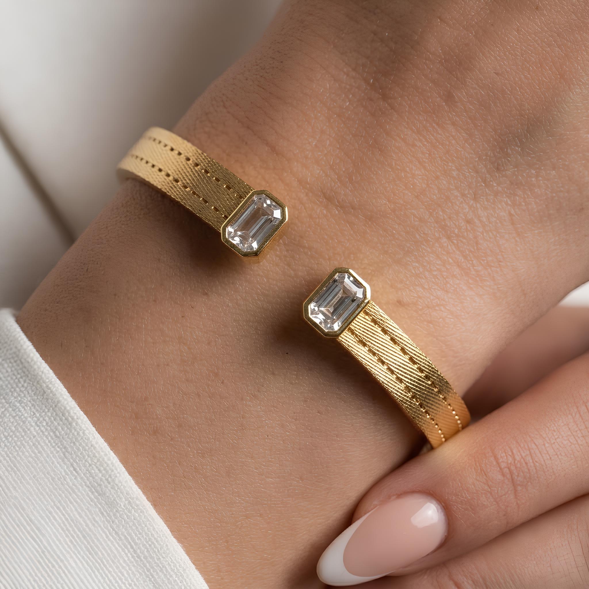 Baguette Tip Cuff