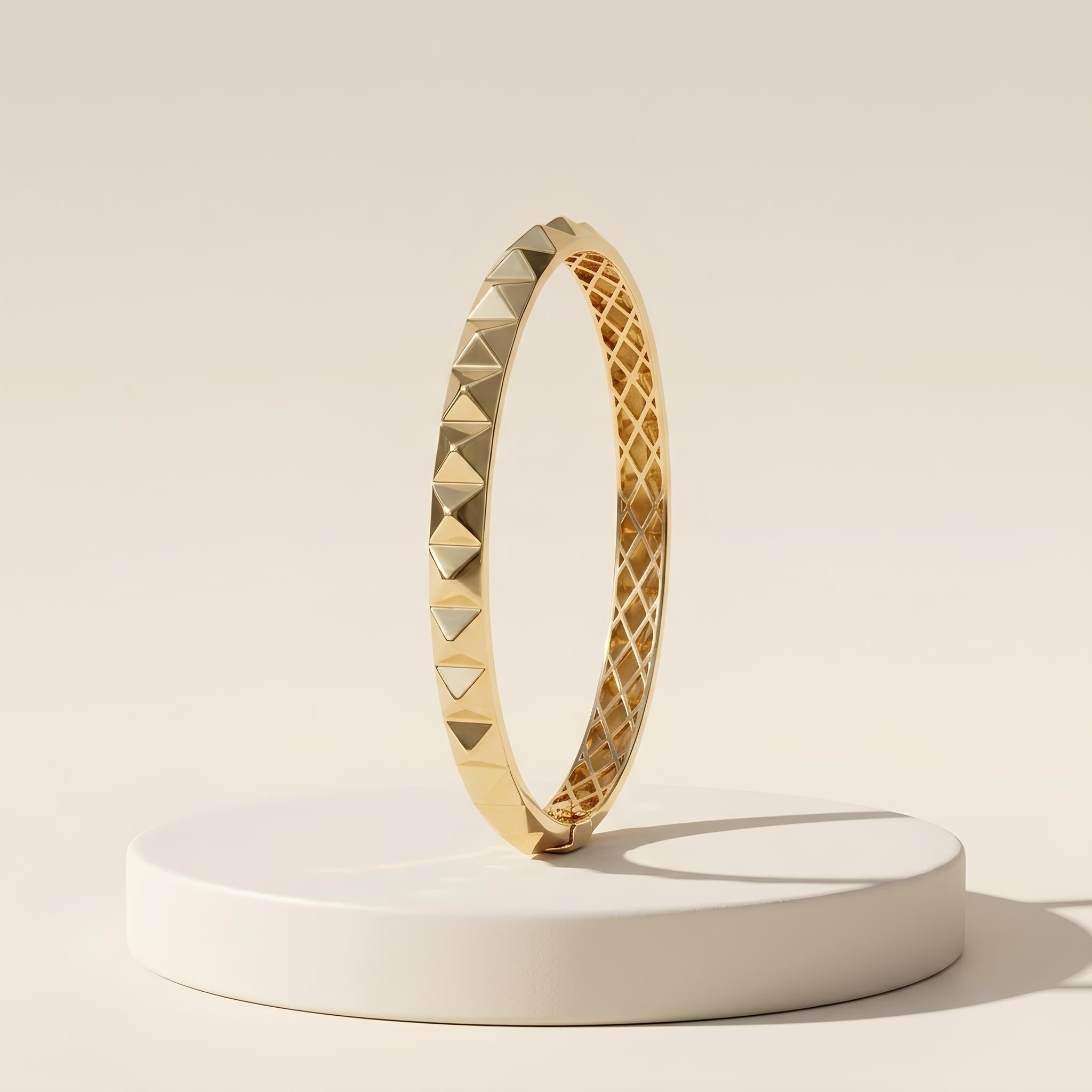 Pyramid Stud Bangle