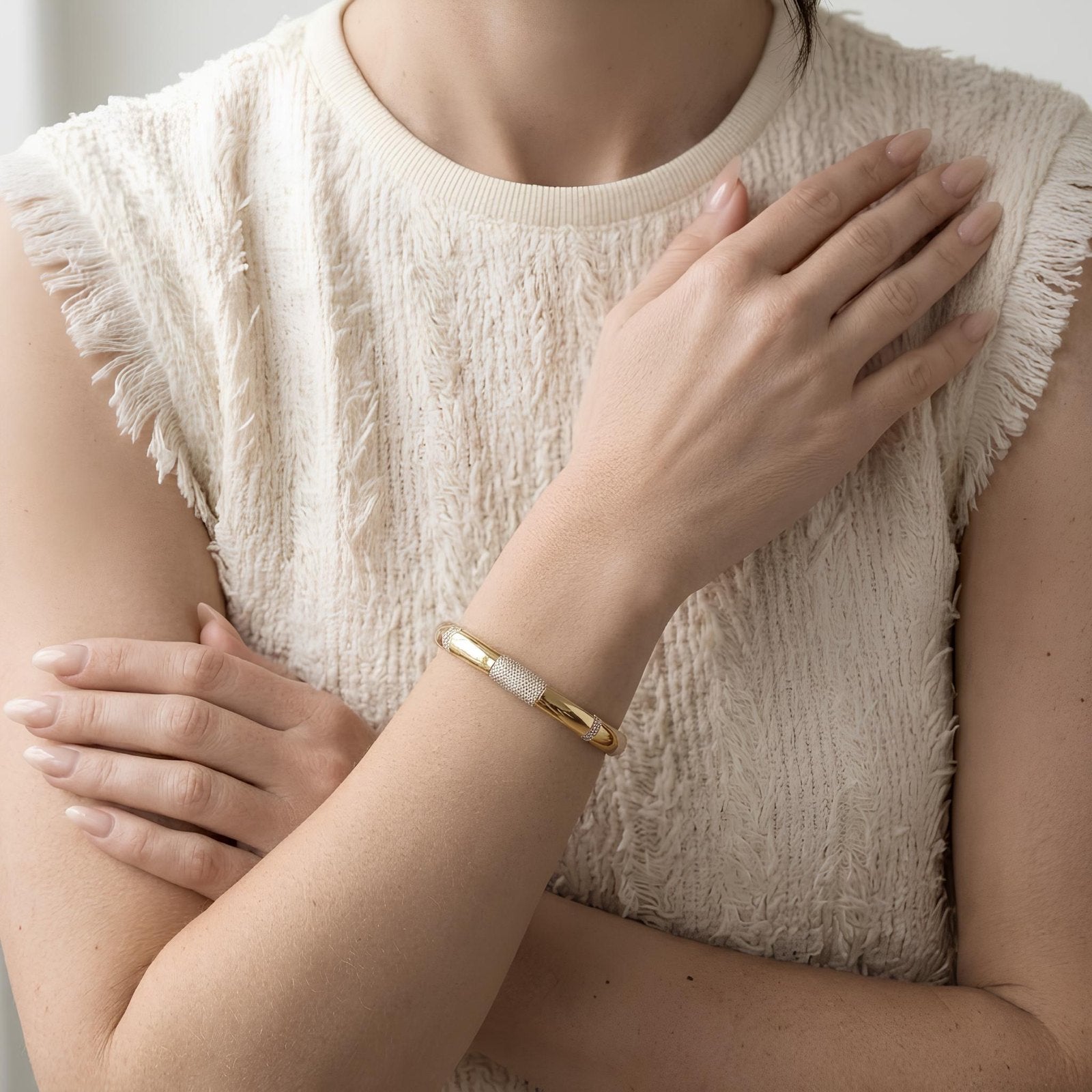 Pave Station Bangle