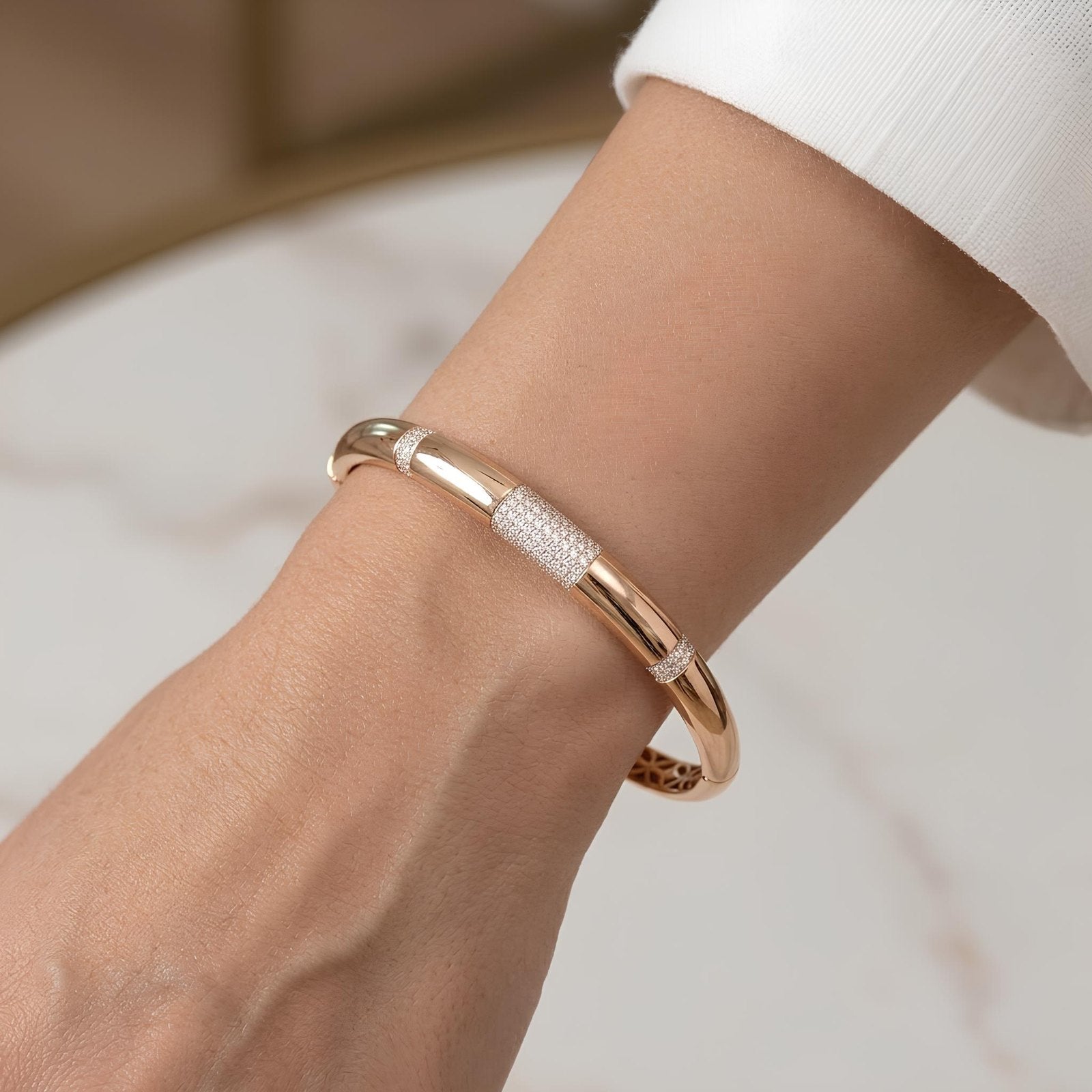 Pave Station Bangle