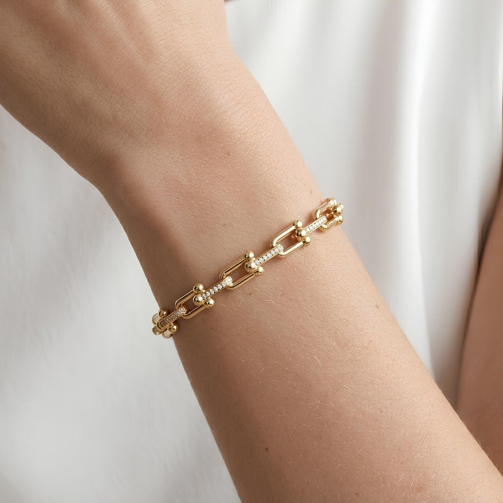 Paperclip Chain Bracelet