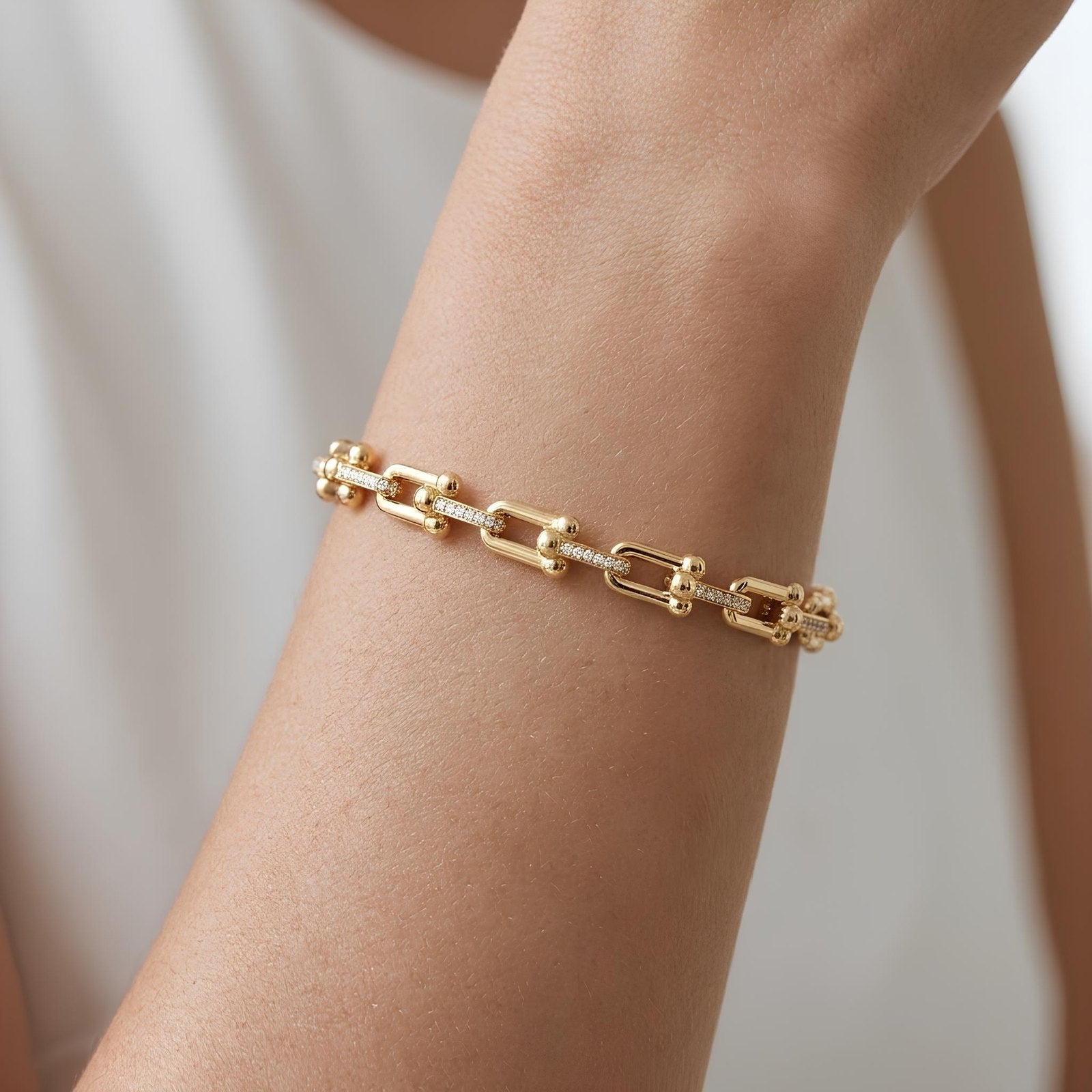 Paperclip Chain Bracelet
