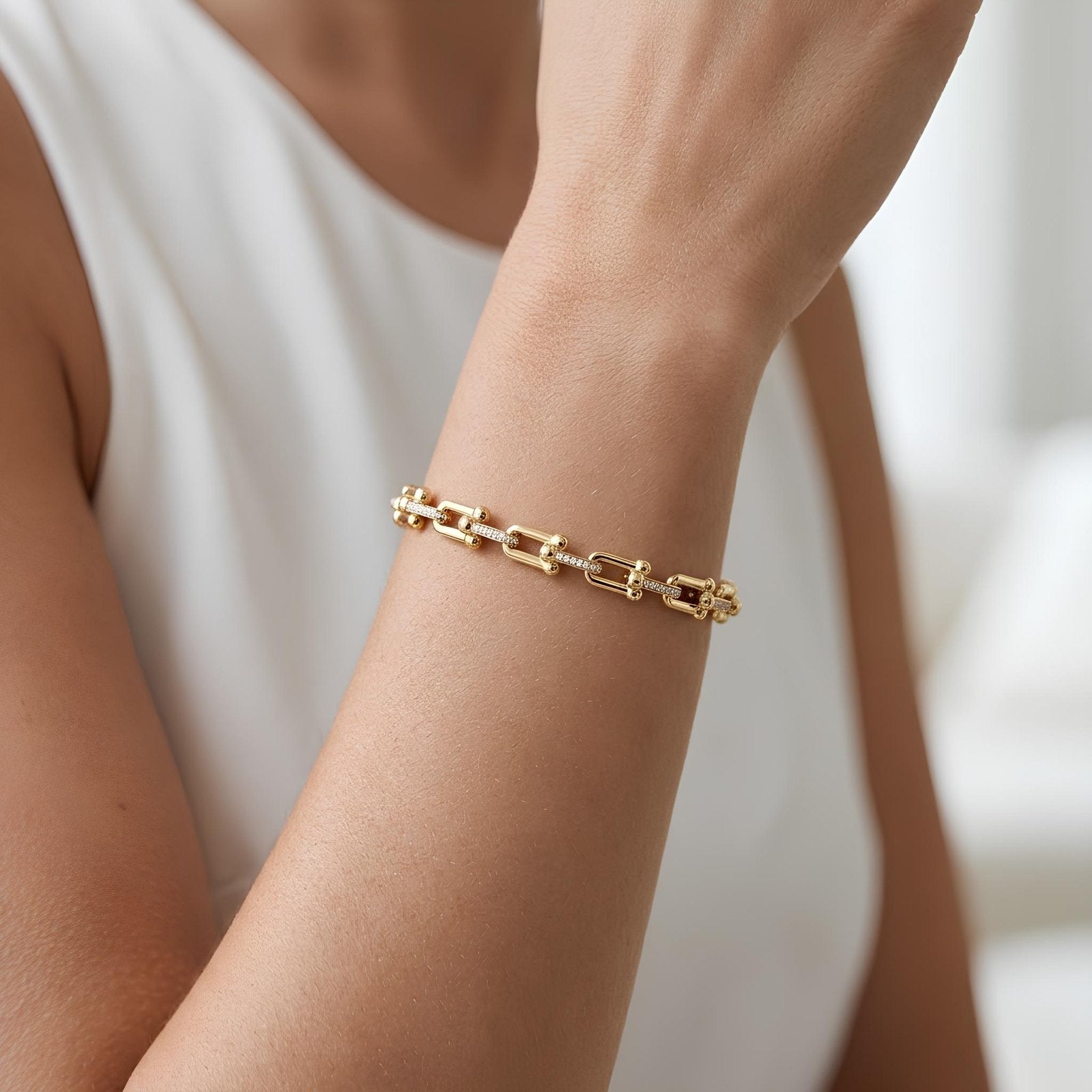 Paperclip Chain Bracelet