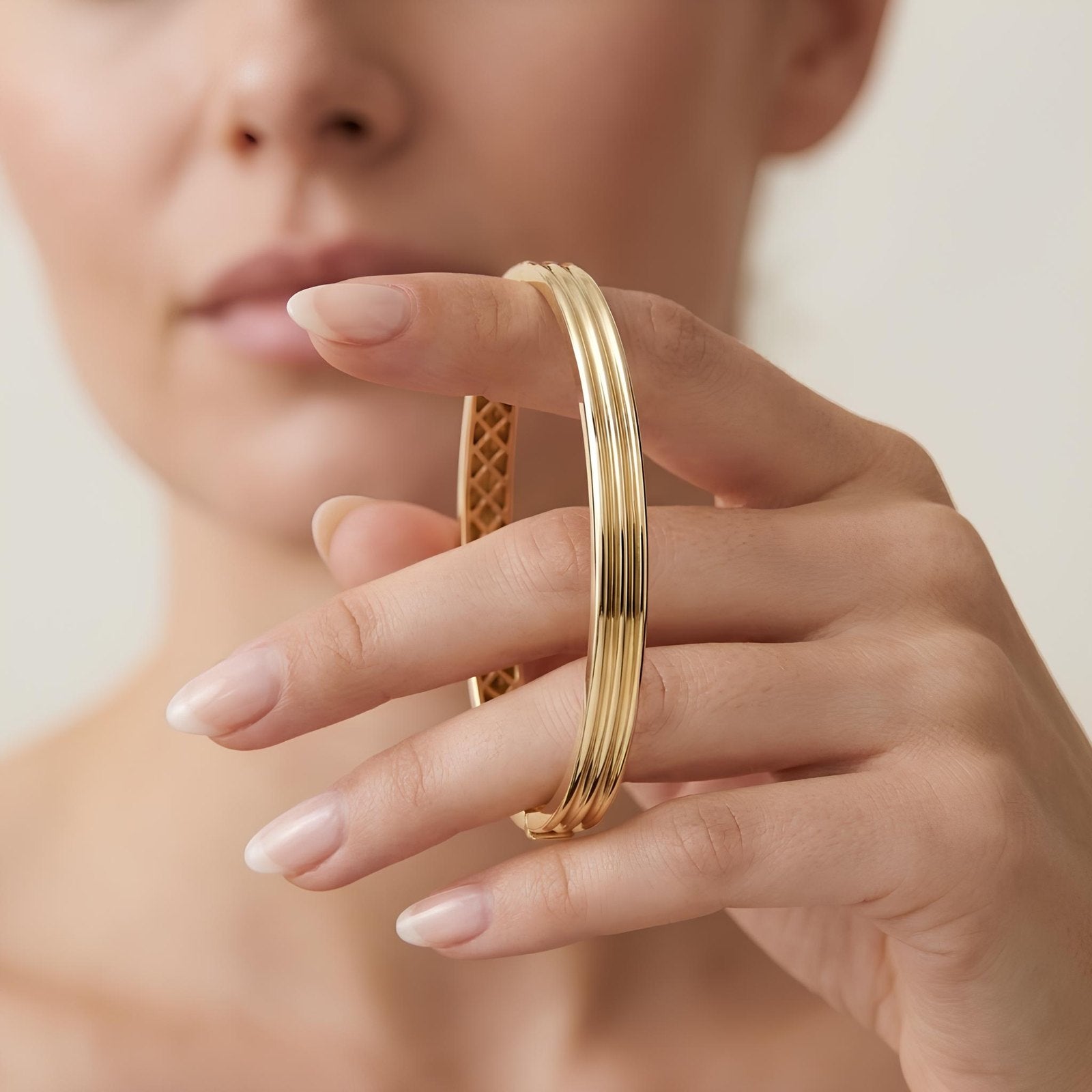 Ribbed Bangle