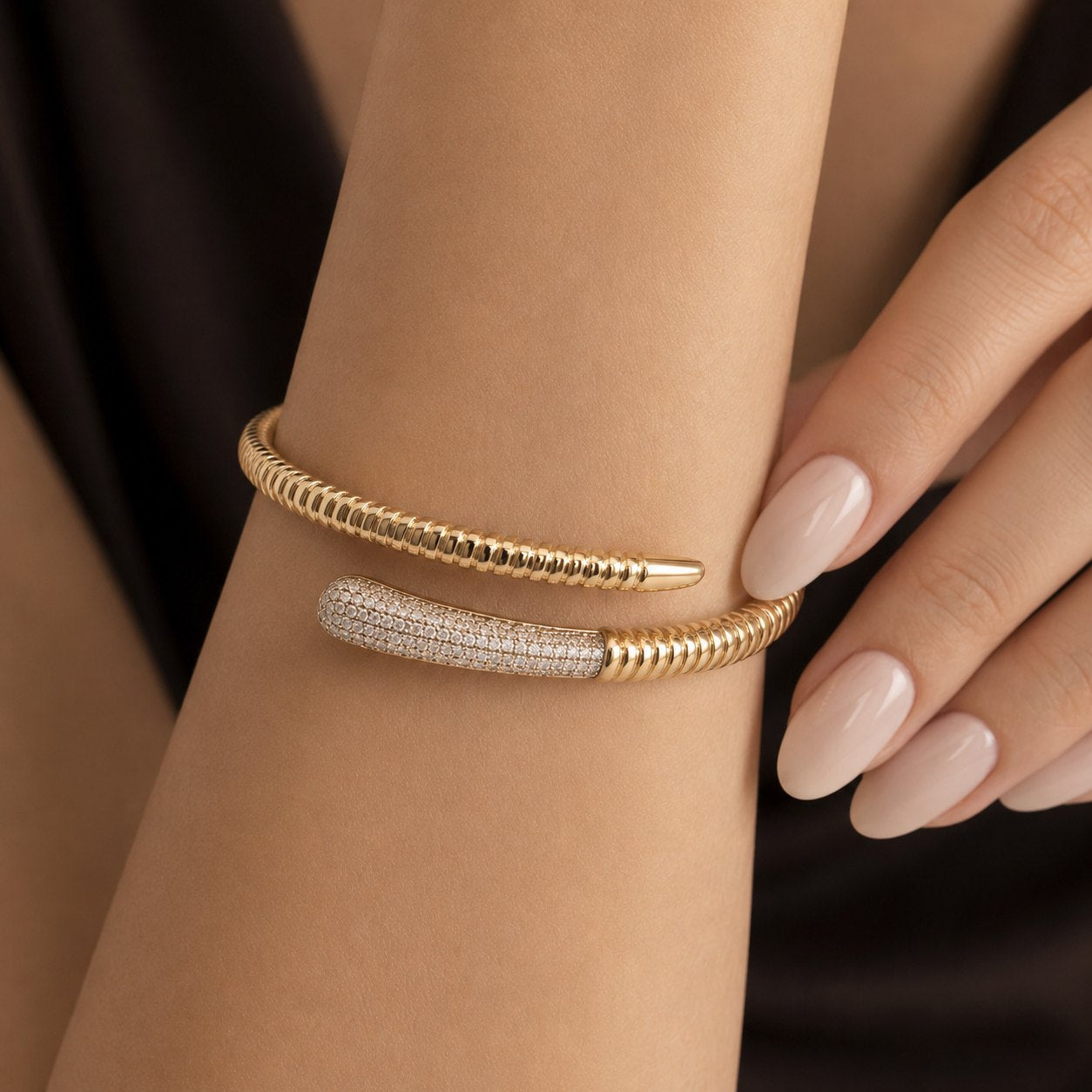 Ribbed Wrap Cuff