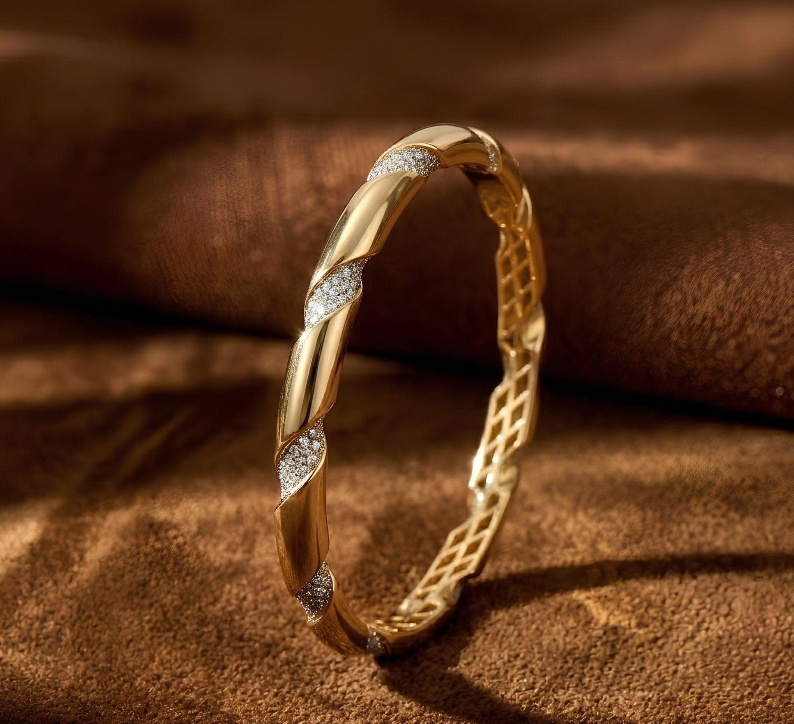 Woven Twist Bangle