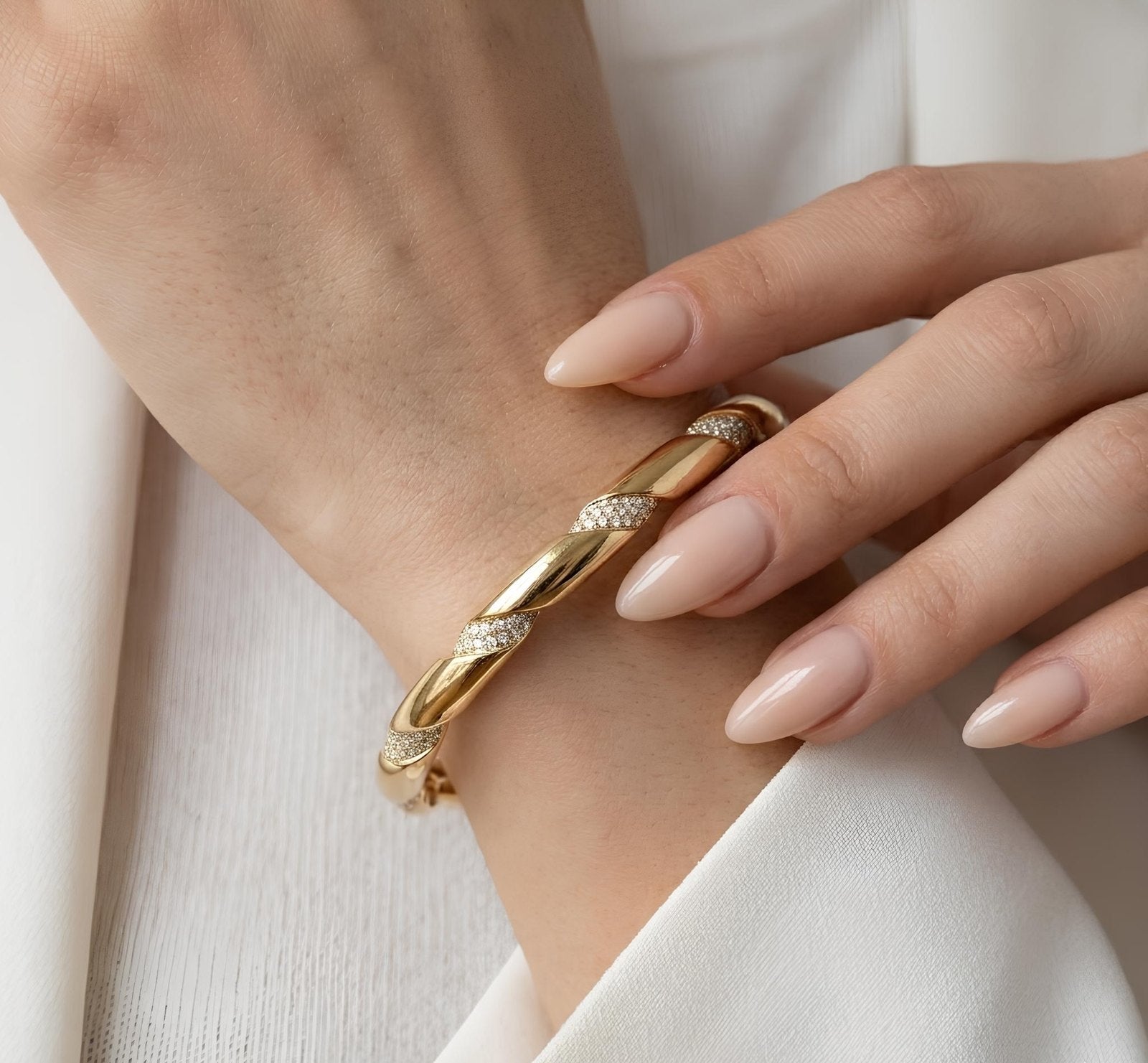 Woven Twist Bangle