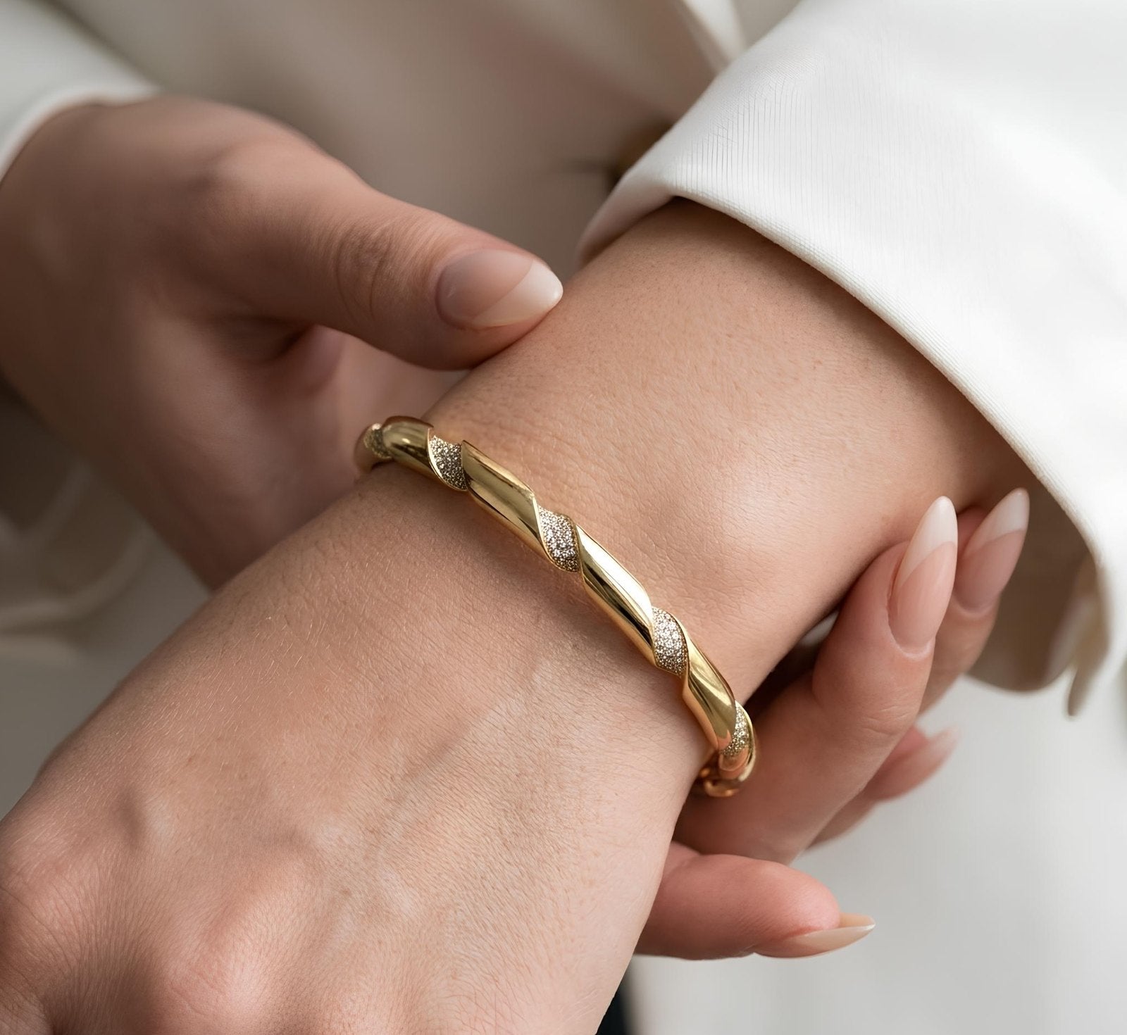 Woven Twist Bangle