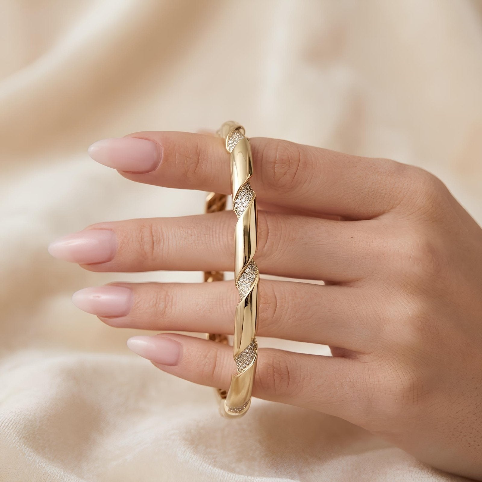 Woven Twist Bangle