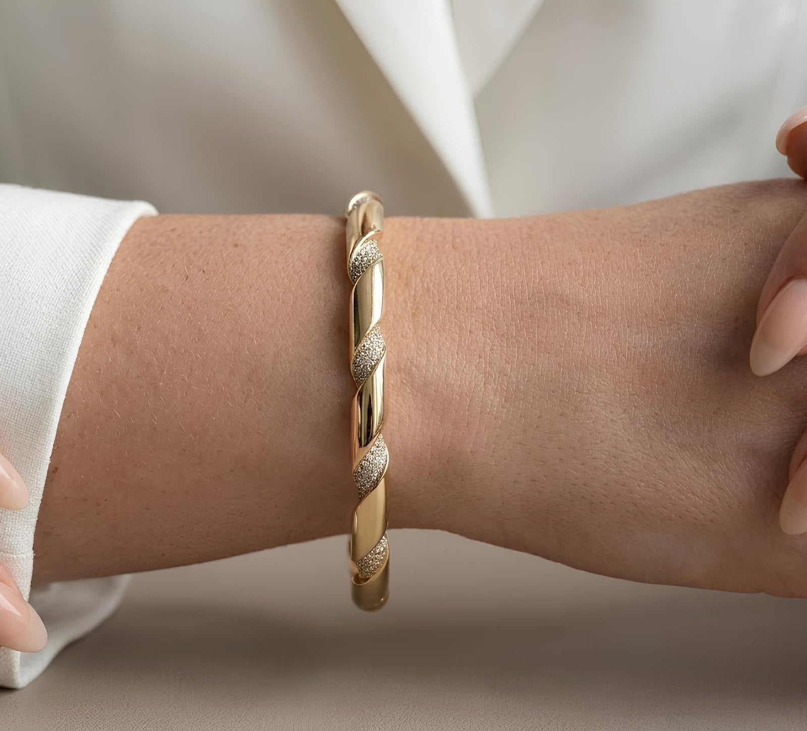 Woven Twist Bangle