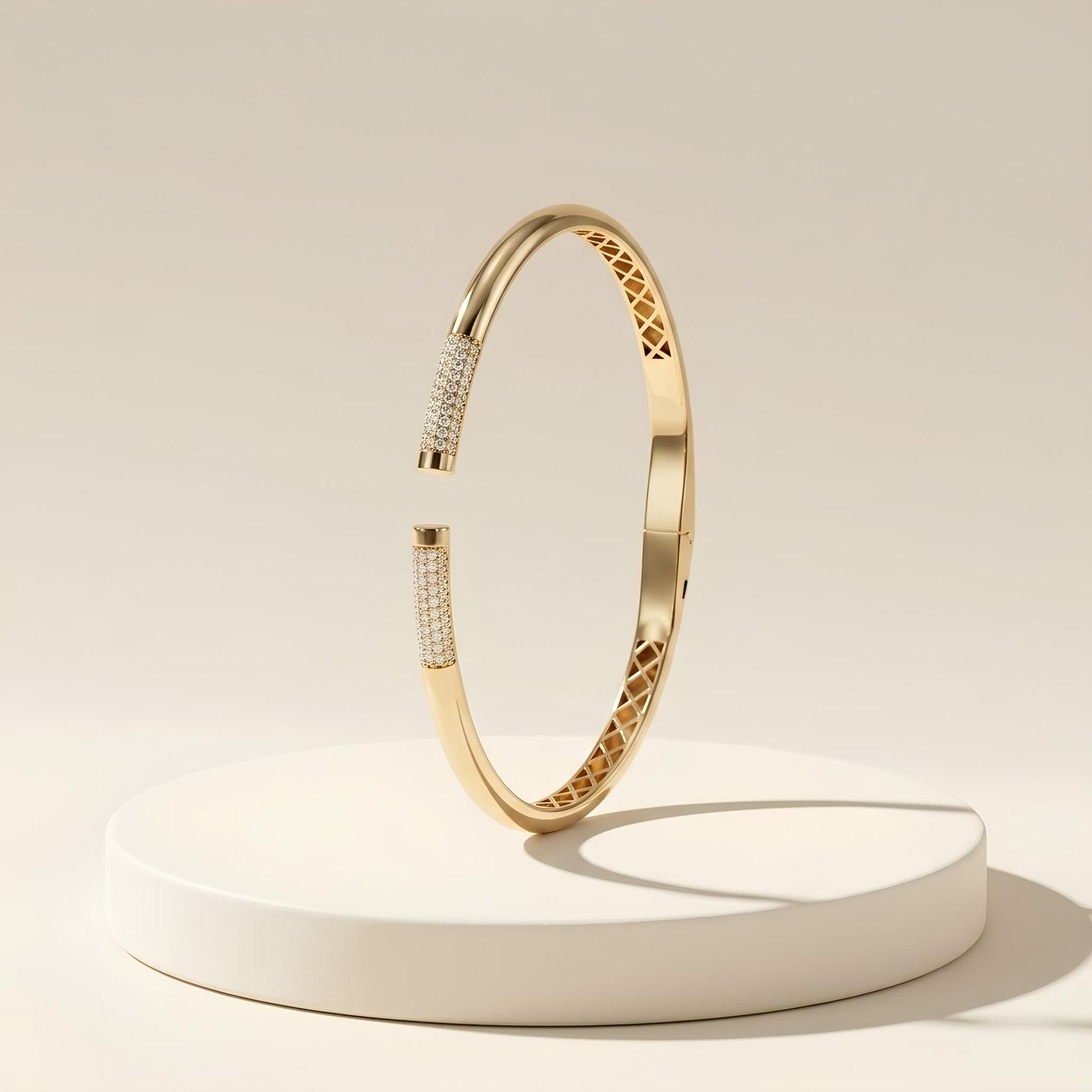Slim Pave Bar Bangle