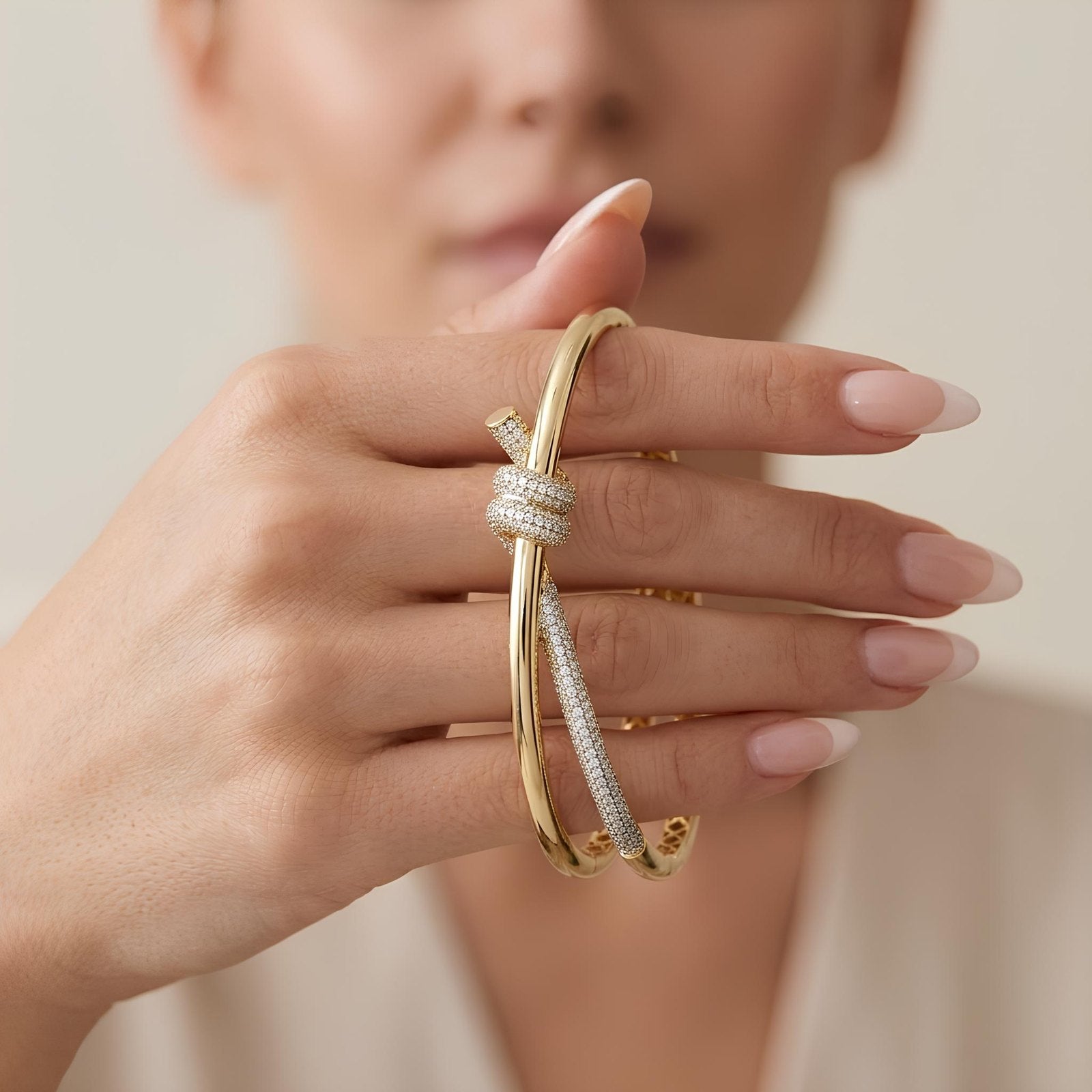 Crossover Knot Bangle