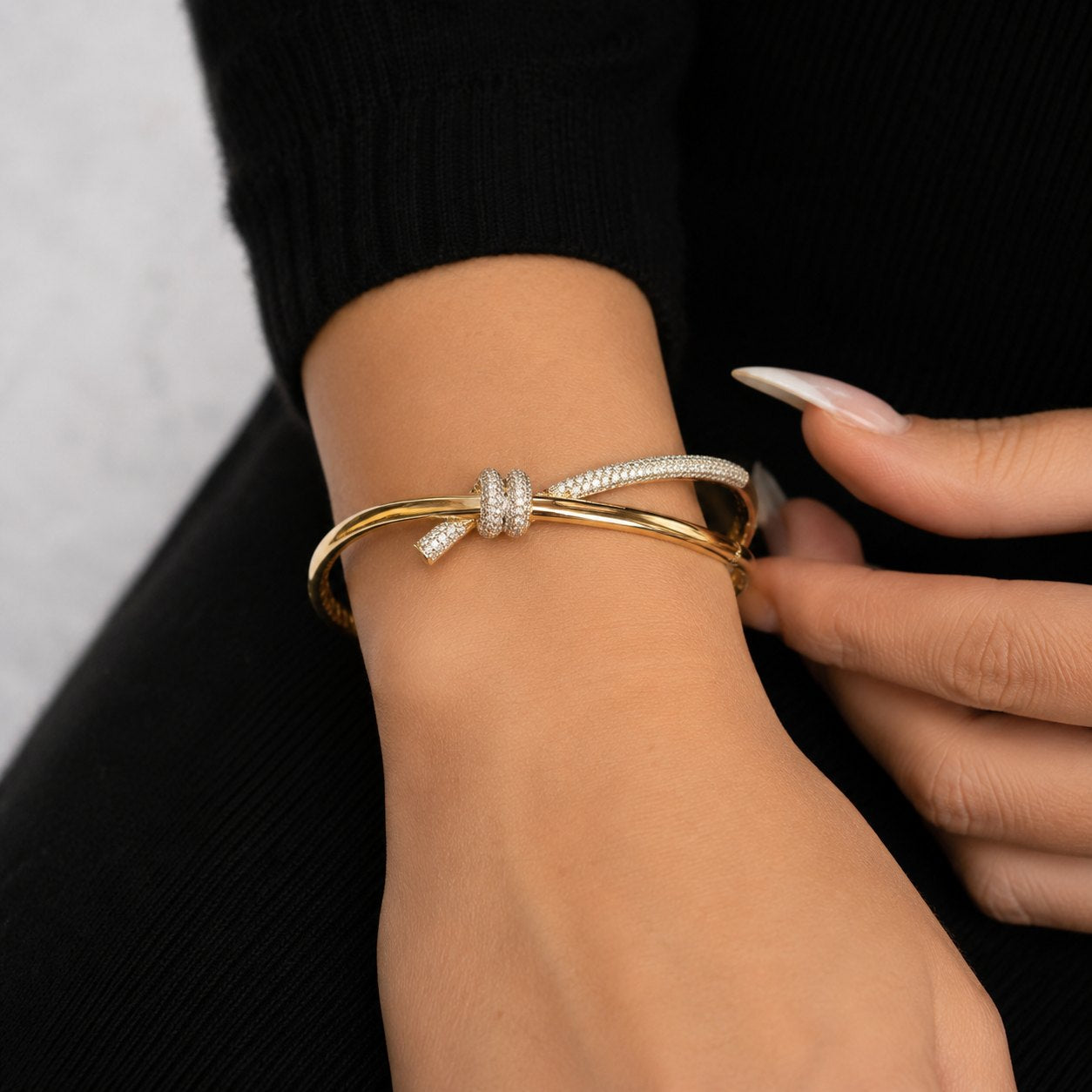 Crossover Knot Bangle