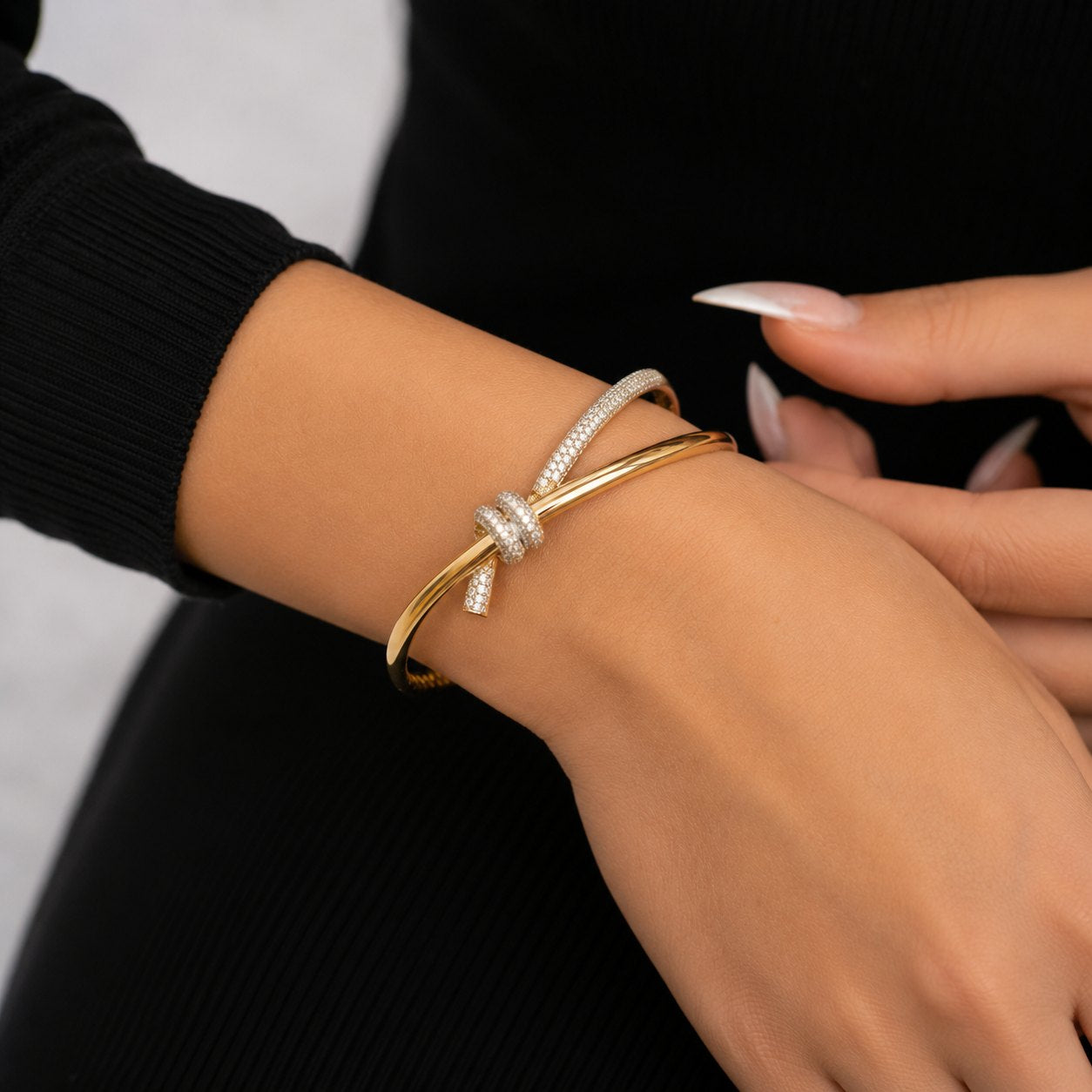 Crossover Knot Bangle