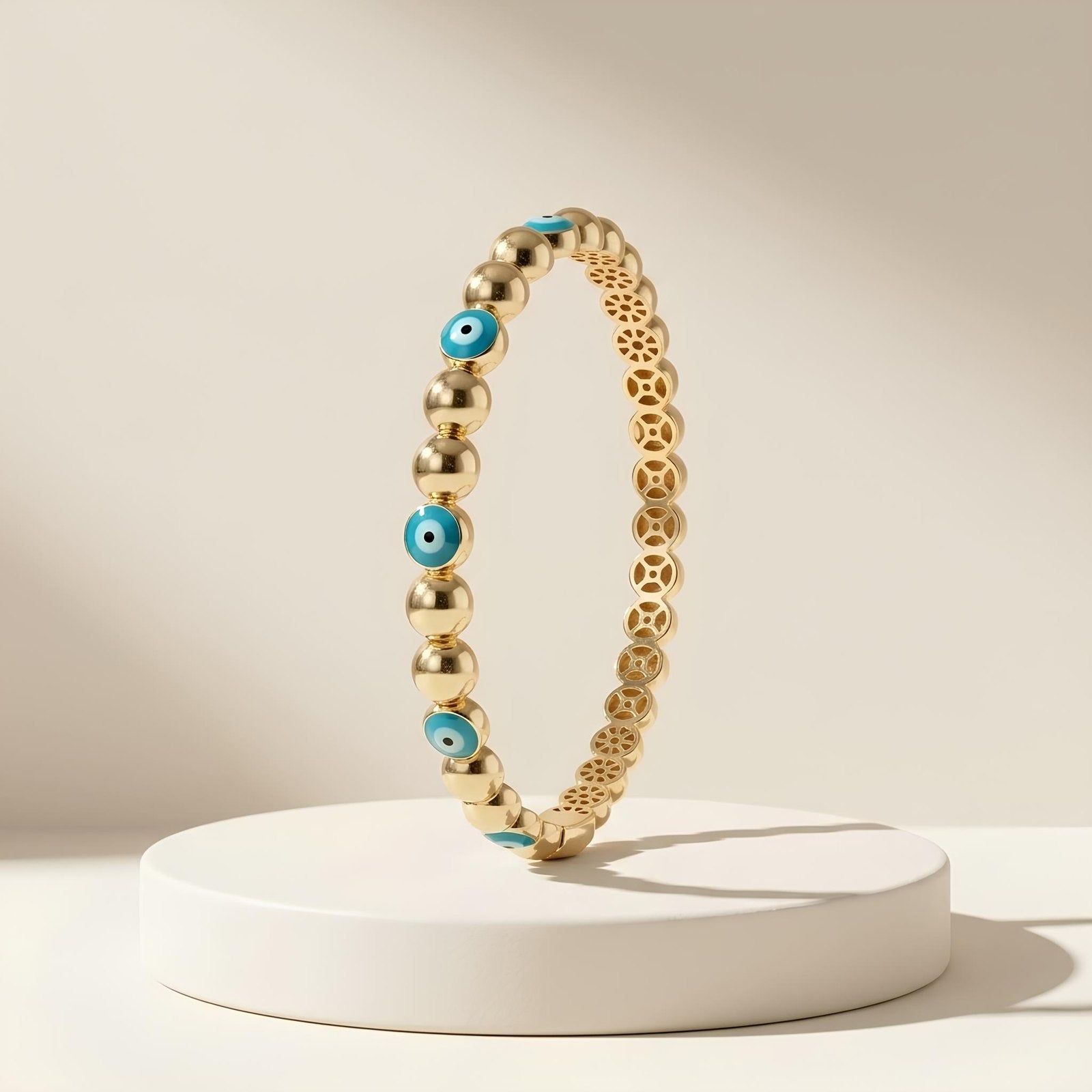 Evil Eye Bead Bracelet