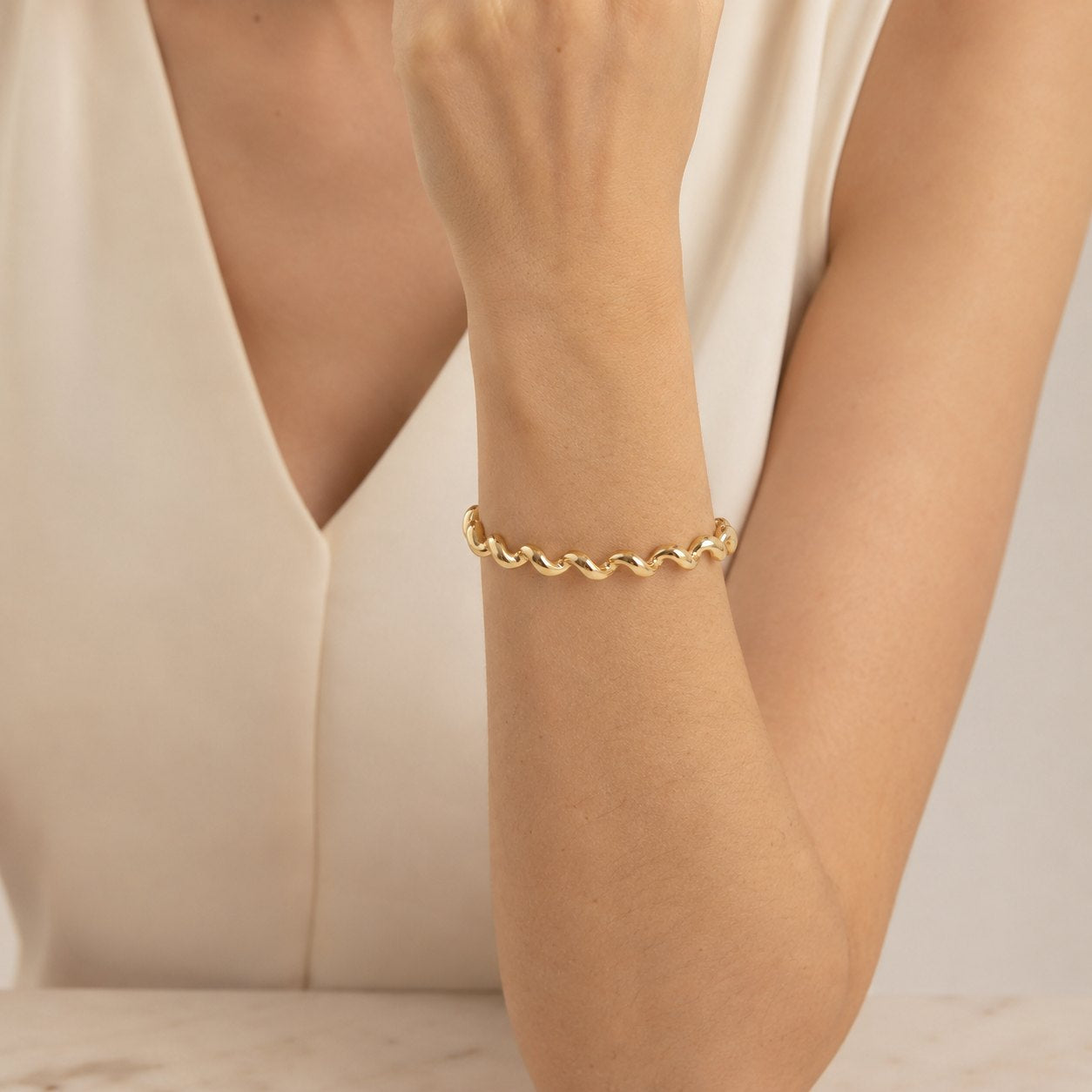 Wave Link Bracelet