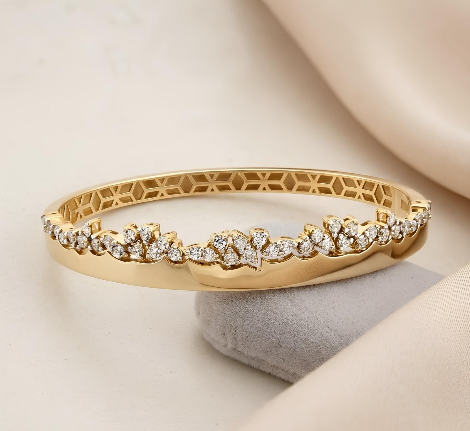 Marquise Cluster Bangle