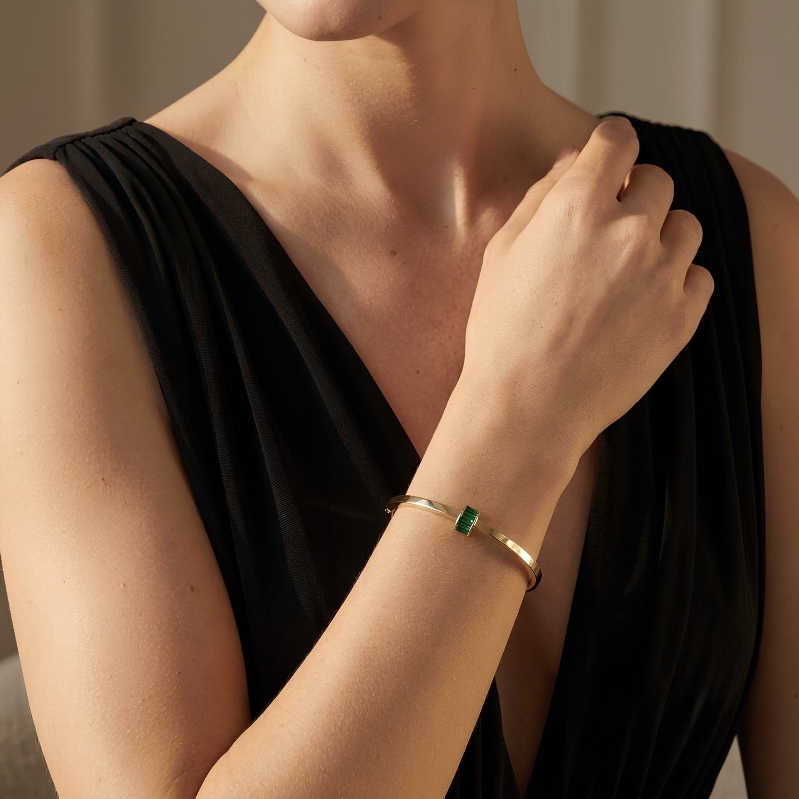 Baguette Zircon Bangle