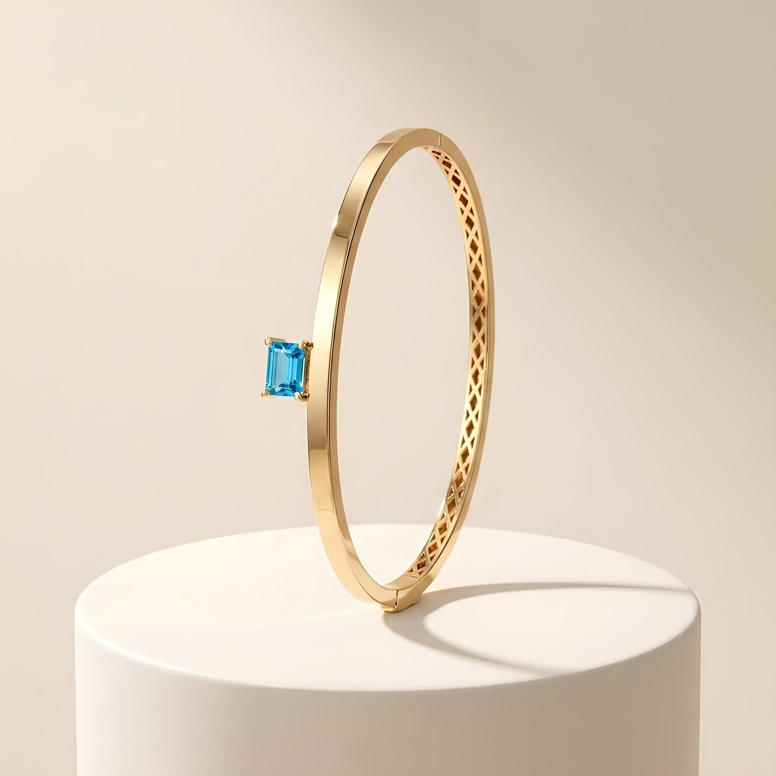 Baguette Accent Bangle