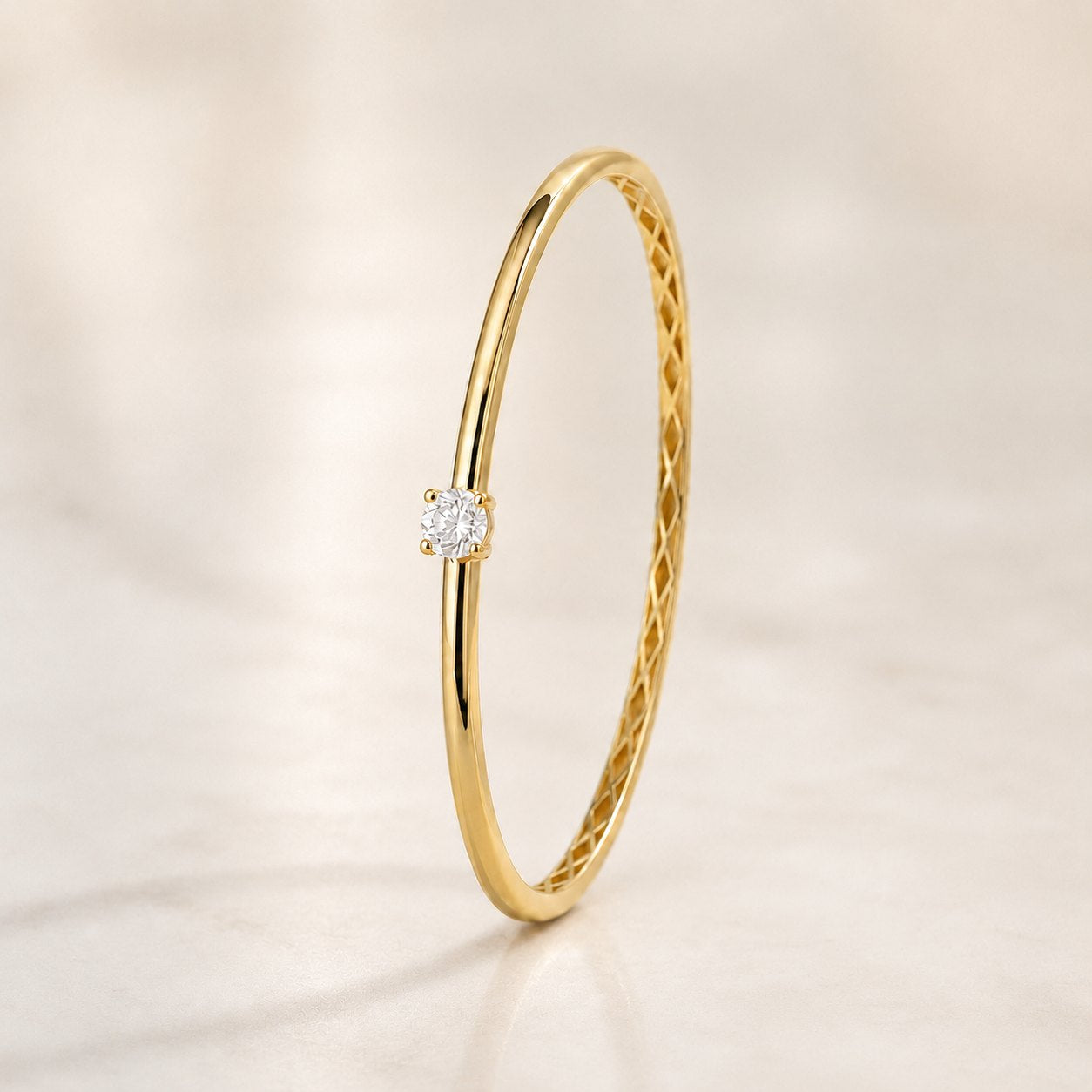 Solitaire Bangle