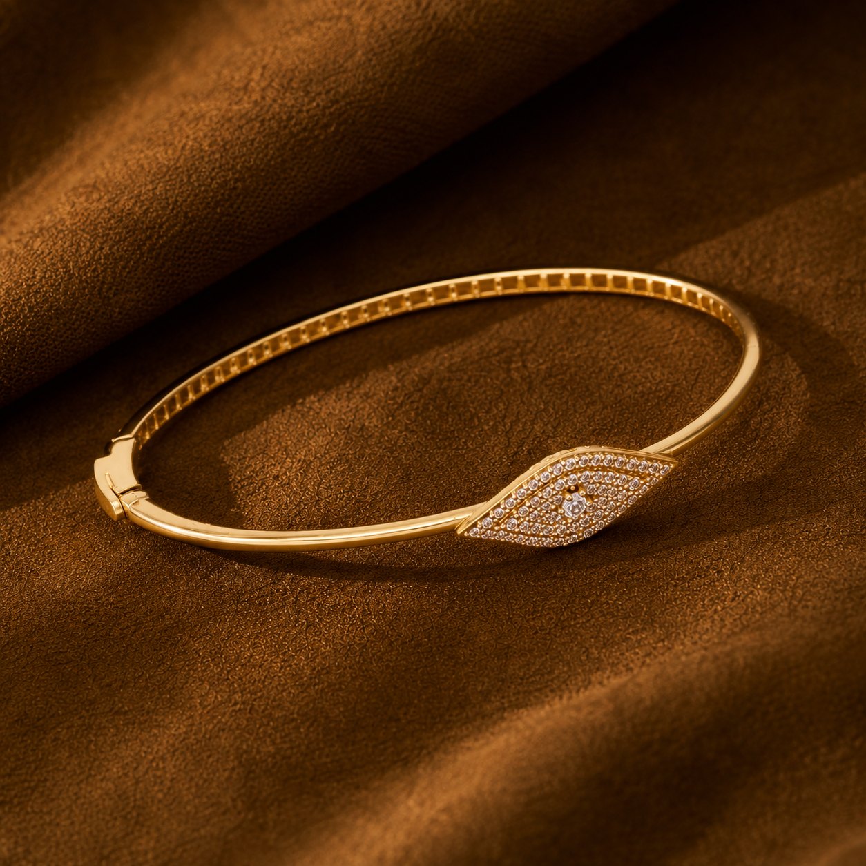 Pave Eye Bangle