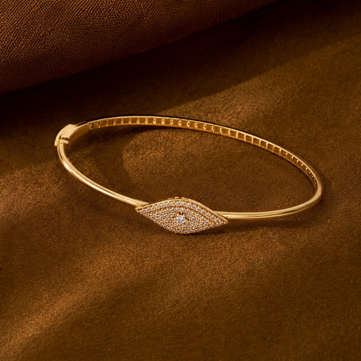Pave Eye Bangle