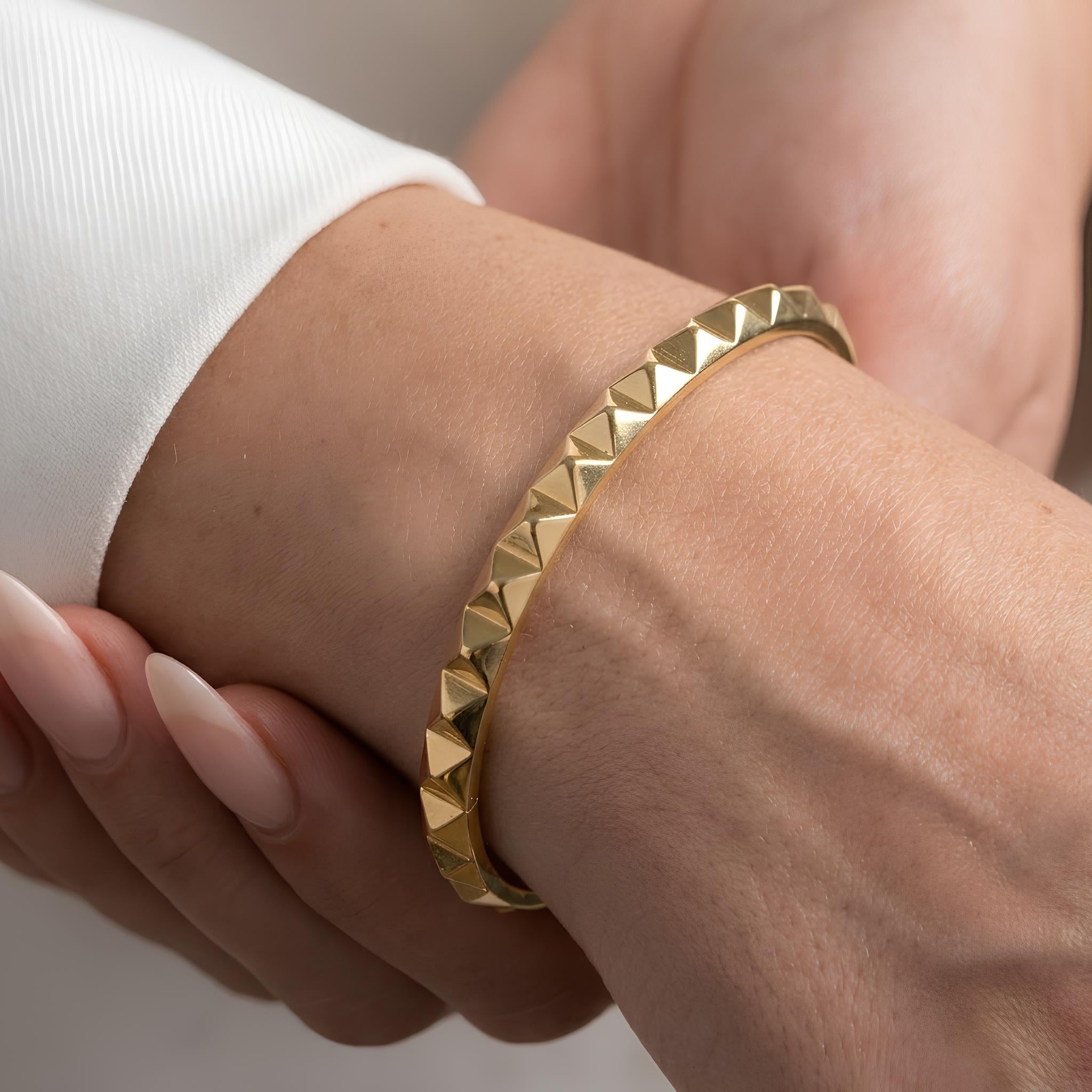 Pyramid Stud Bangle
